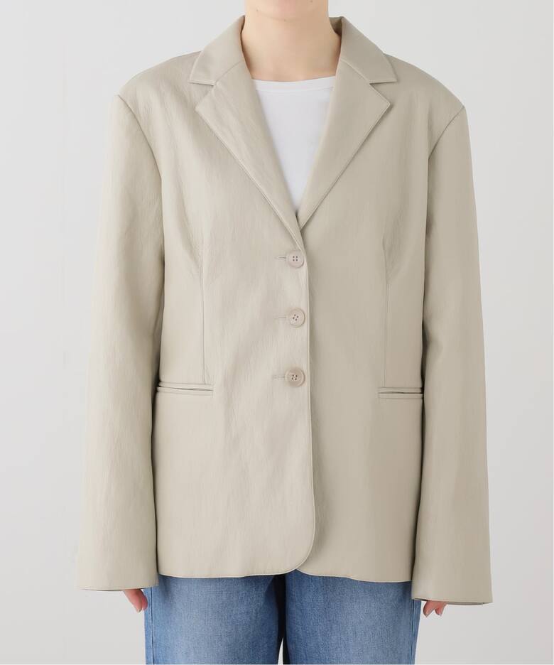 anuke Ecoleather Tailored Jacket（テーラードジャケット）｜BOICE 