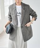 《予約》エアリーリネン1Bジャケット