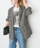 《予約》エアリーリネン1Bジャケット