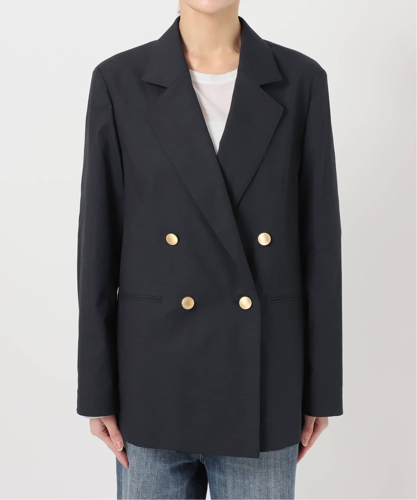 Spick & Span ウール先染めダブルジャケット Spick & Span（スピックアンドスパン）の「ウール先染めダブル