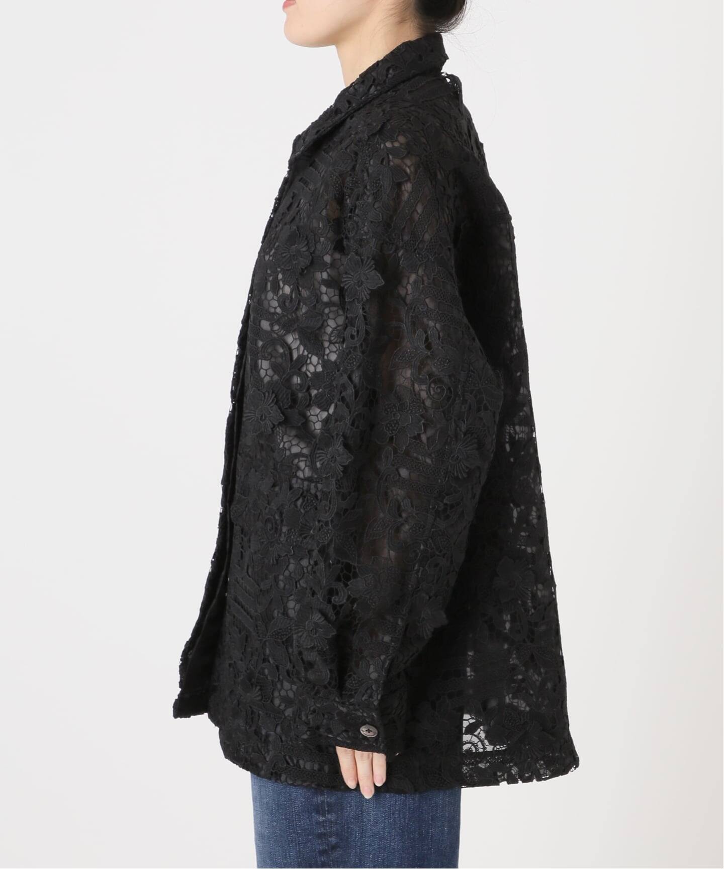一部店舗+WEB限定》LAYAS/レイヤーズ レースシャツジャケット（その他