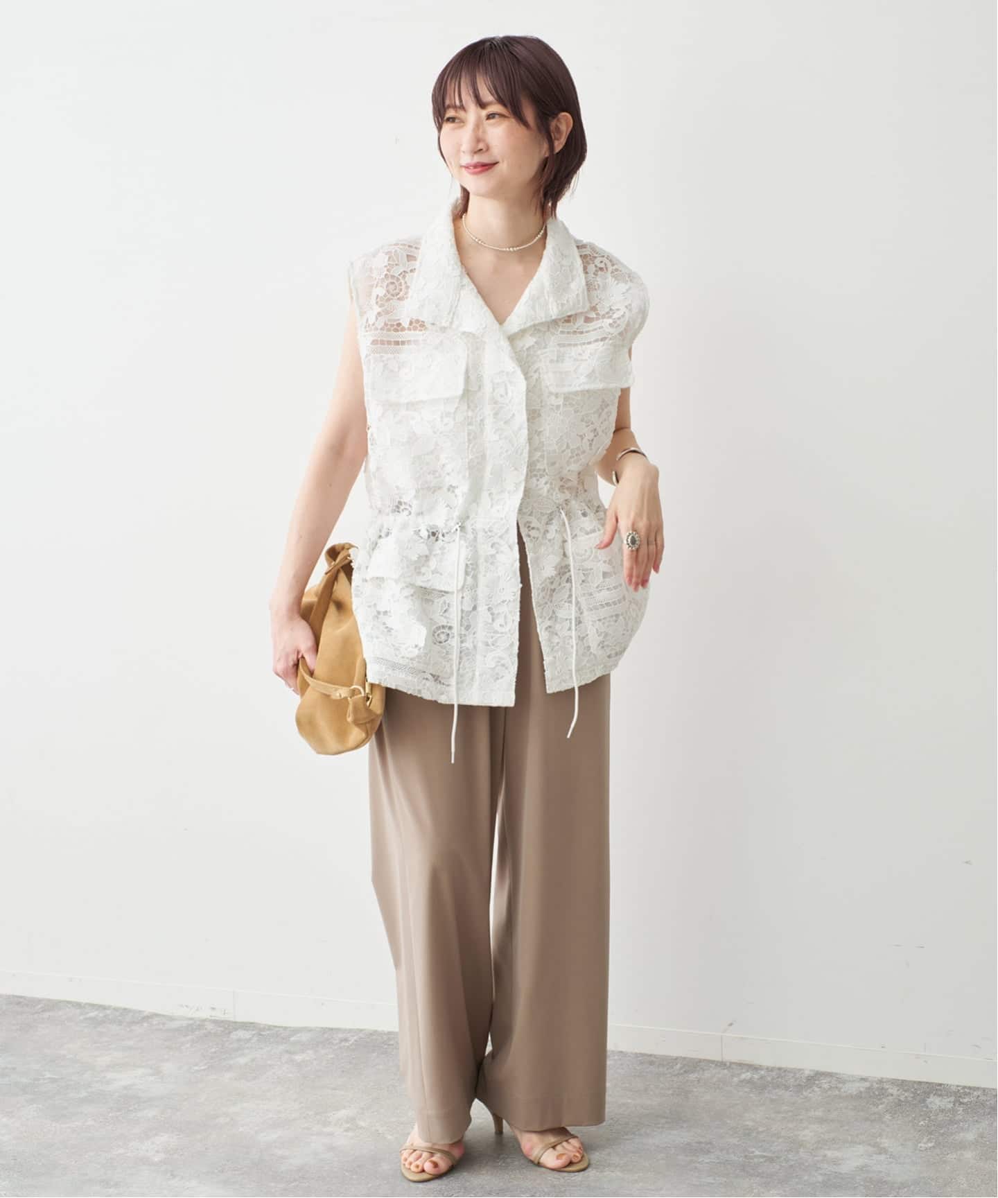 一部店舗+WEB限定》LAYAS/レイヤーズ レースベスト（ジレ）｜Spick