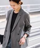 ≪予約≫撥水強撚PEダブルジャケット