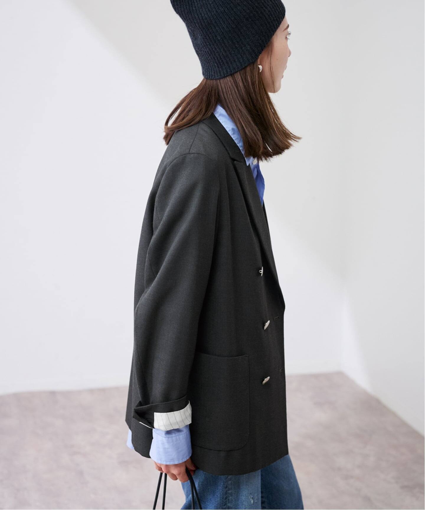 トラキチ様☆【新品】フレームワーク TWRカルゼDBジャケット 38 ネイビー フレームワーク FRAMeWORK ≪追加予約≫TWRカルゼDBジャケット