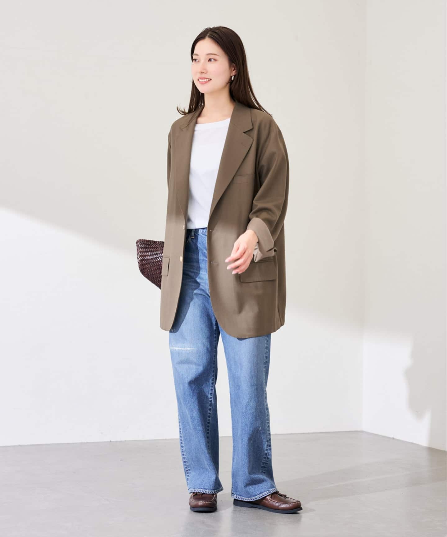 COUTURE D`ADAM/クチュールドアダム BIGJK Single Blazer Desert