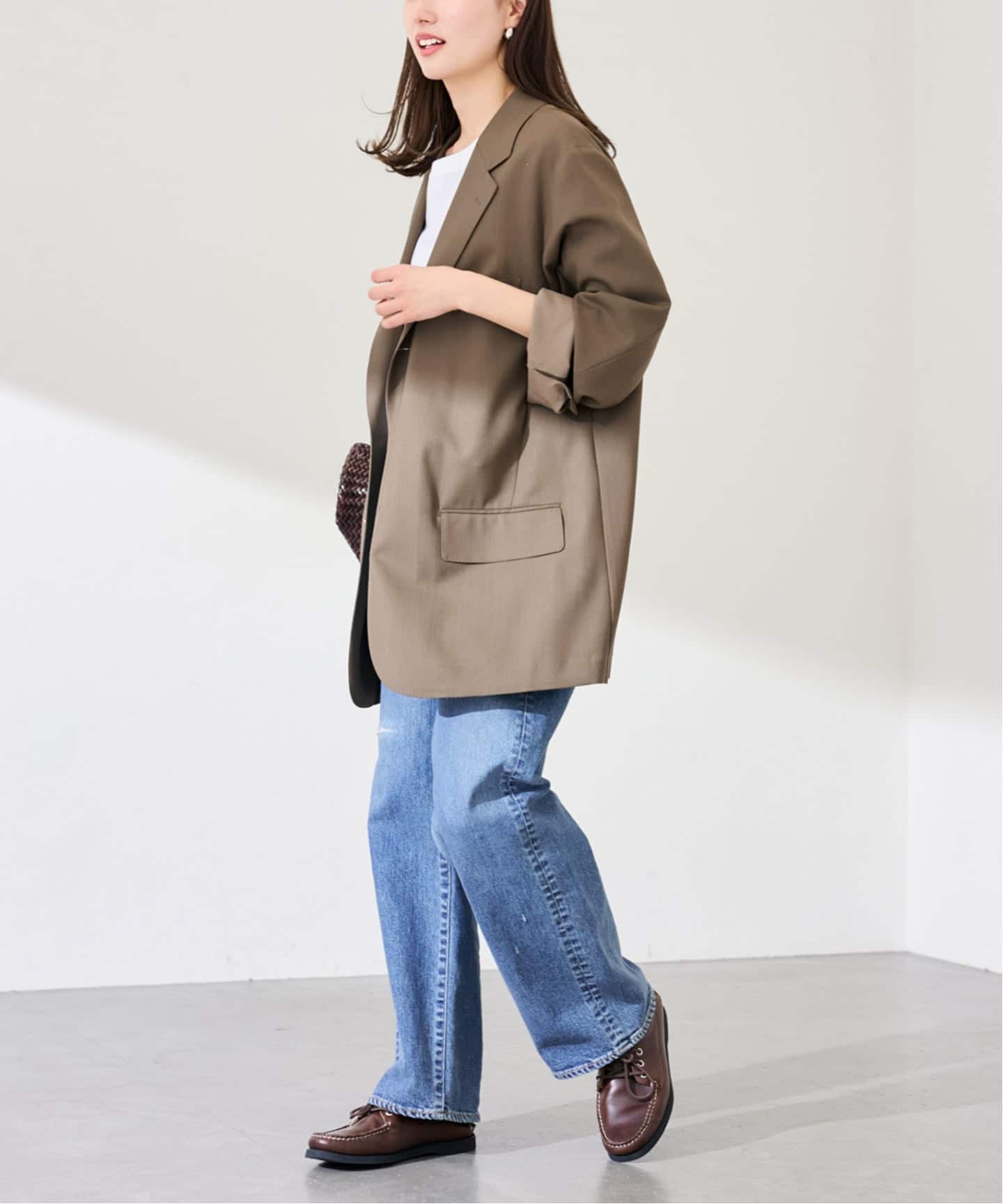 COUTURE D`ADAM/クチュールドアダム BIGJK Single Blazer Desert