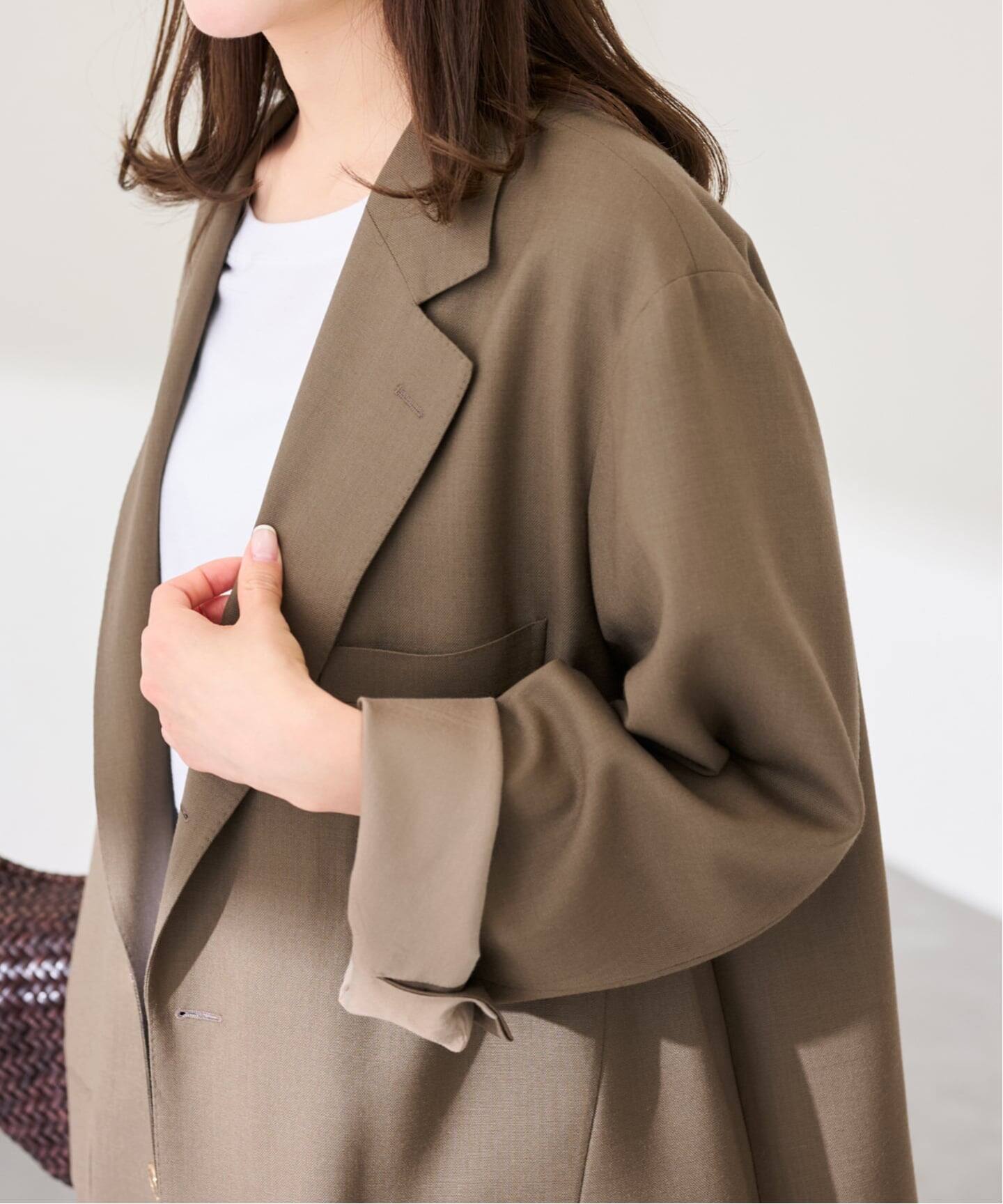 COUTURE D`ADAM/クチュールドアダム BIGJK Single Blazer Desert