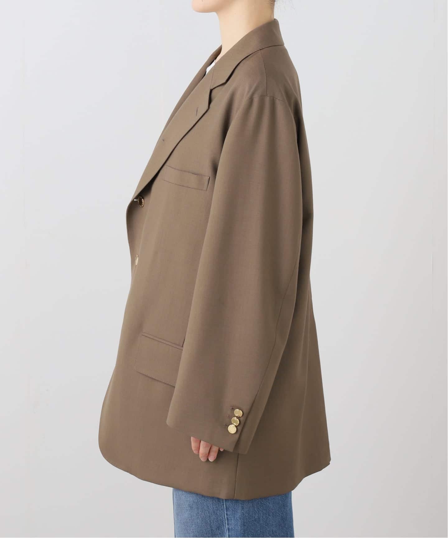 COUTURE D`ADAM/クチュールドアダム BIGJK Single Blazer Desert