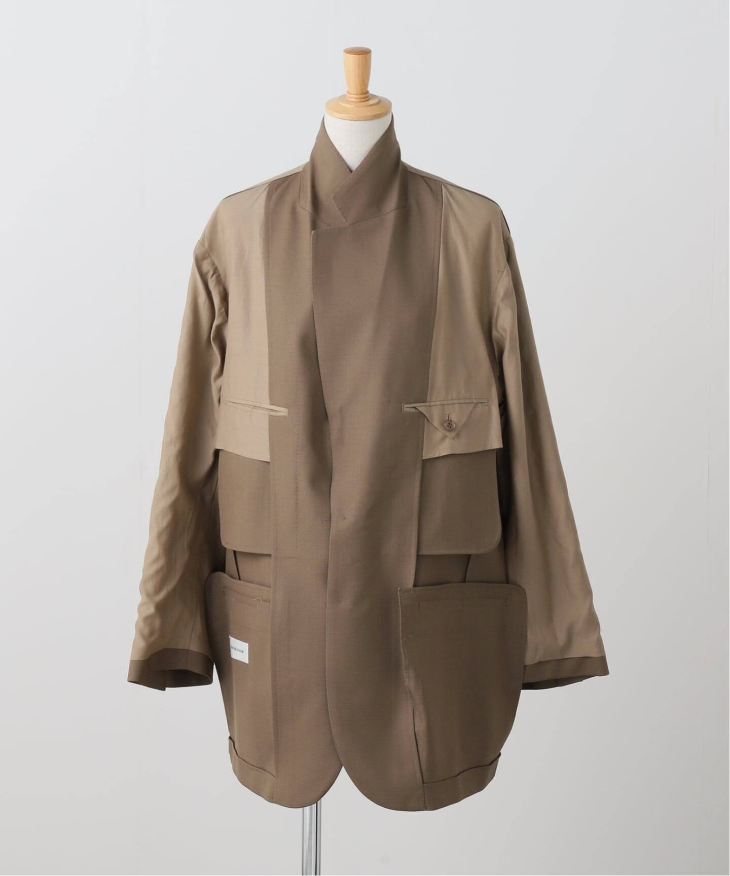 COUTURE D`ADAM/クチュールドアダム BIGJK Single Blazer Desert