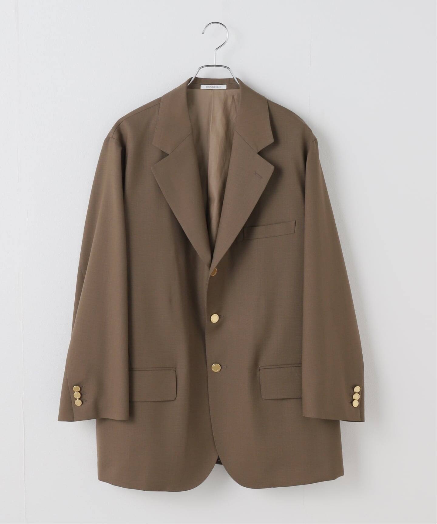 COUTURE D`ADAM/クチュールドアダム BIGJK Single Blazer Desert