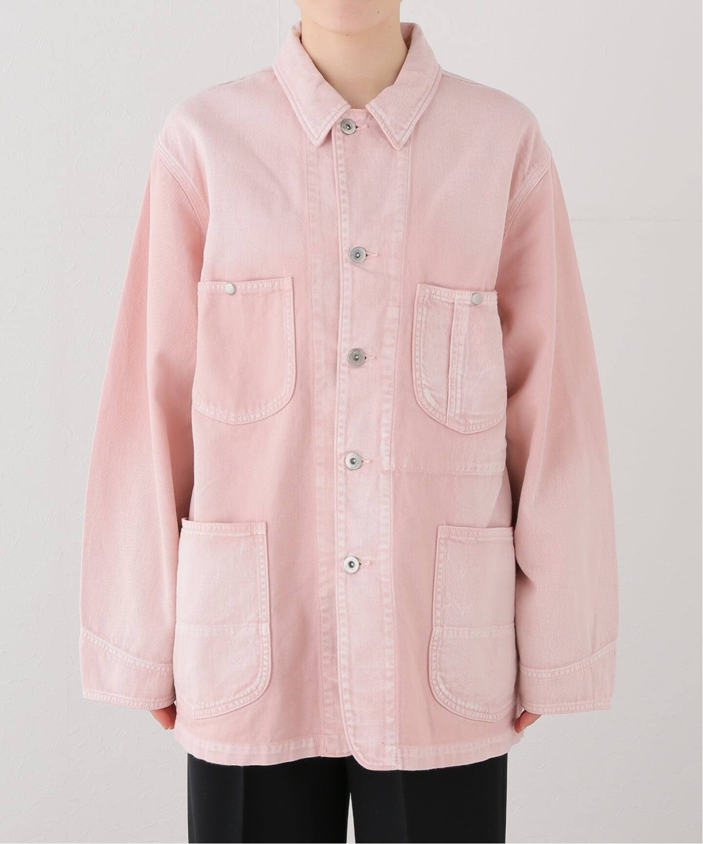 STONE  22AW ガーメントダイ カバーオールシャツ XL JOHNBULL/ジョンブル ガーメントダイカバーオール（デニムジャケット