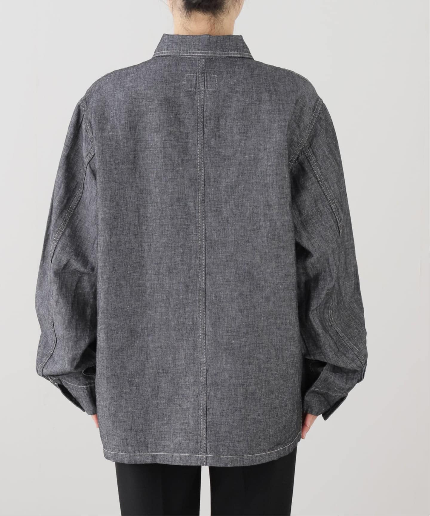 Nigel Cabourn LYBROリネンデニムチョアジャケット(その他ブルゾン Nigel Cabourn LYBROリネンデニムチョアジャケット(その他ブルゾン