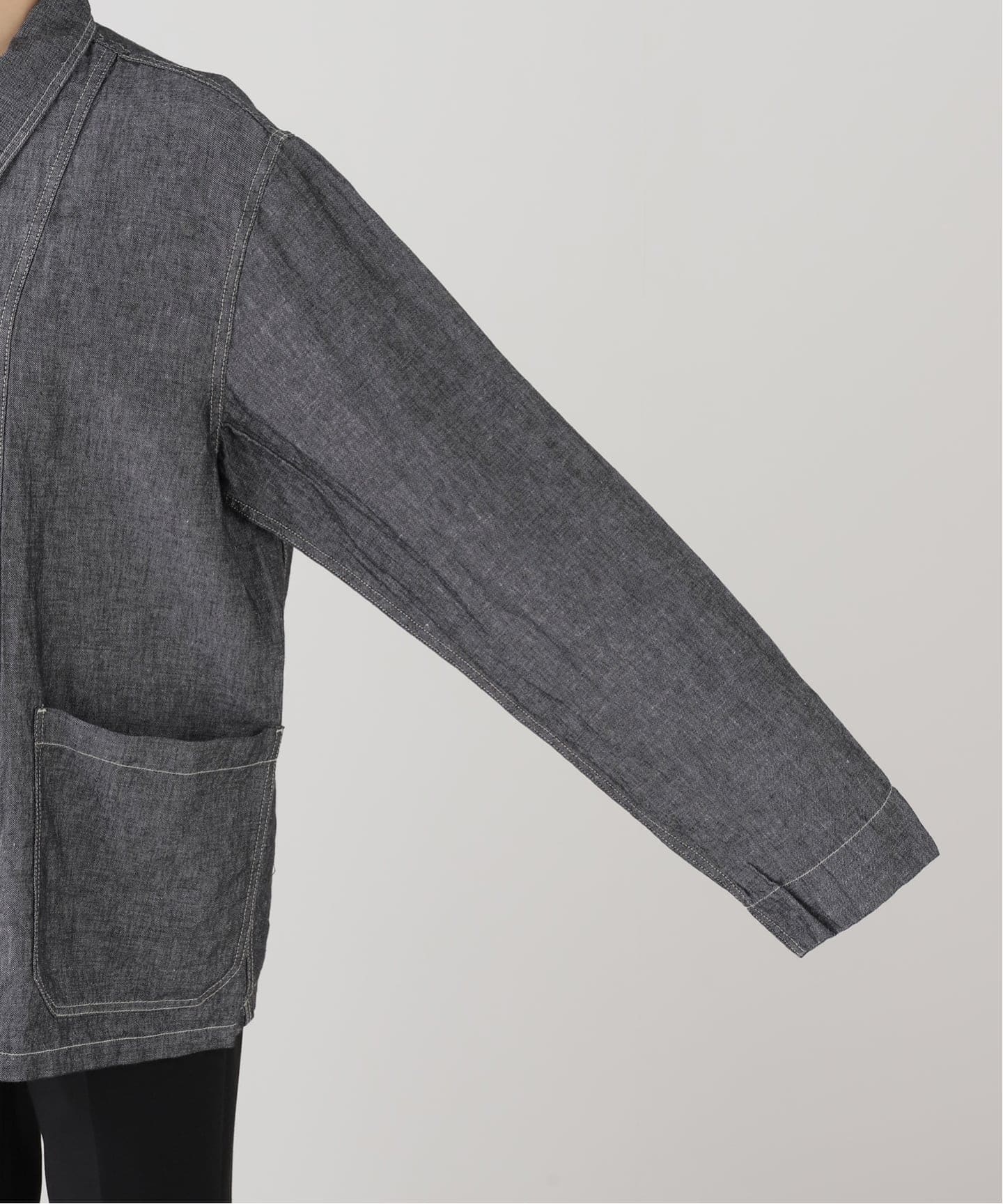 Nigel Cabourn LYBROリネンデニムチョアジャケット（その他ブルゾン