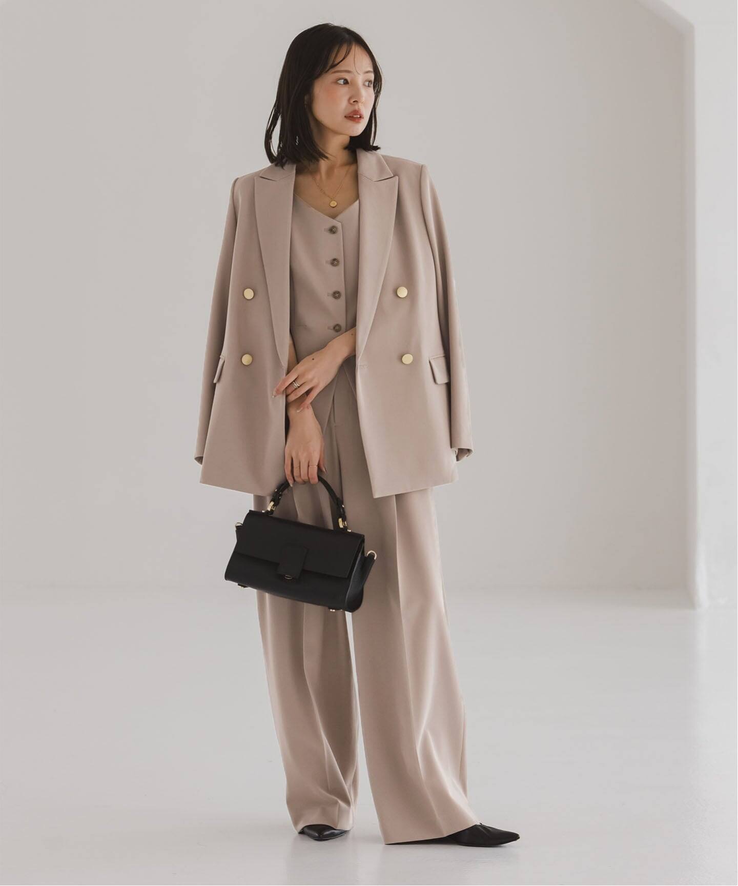 追加・セットアップ対応》フローツイルピークドラペルジャケット