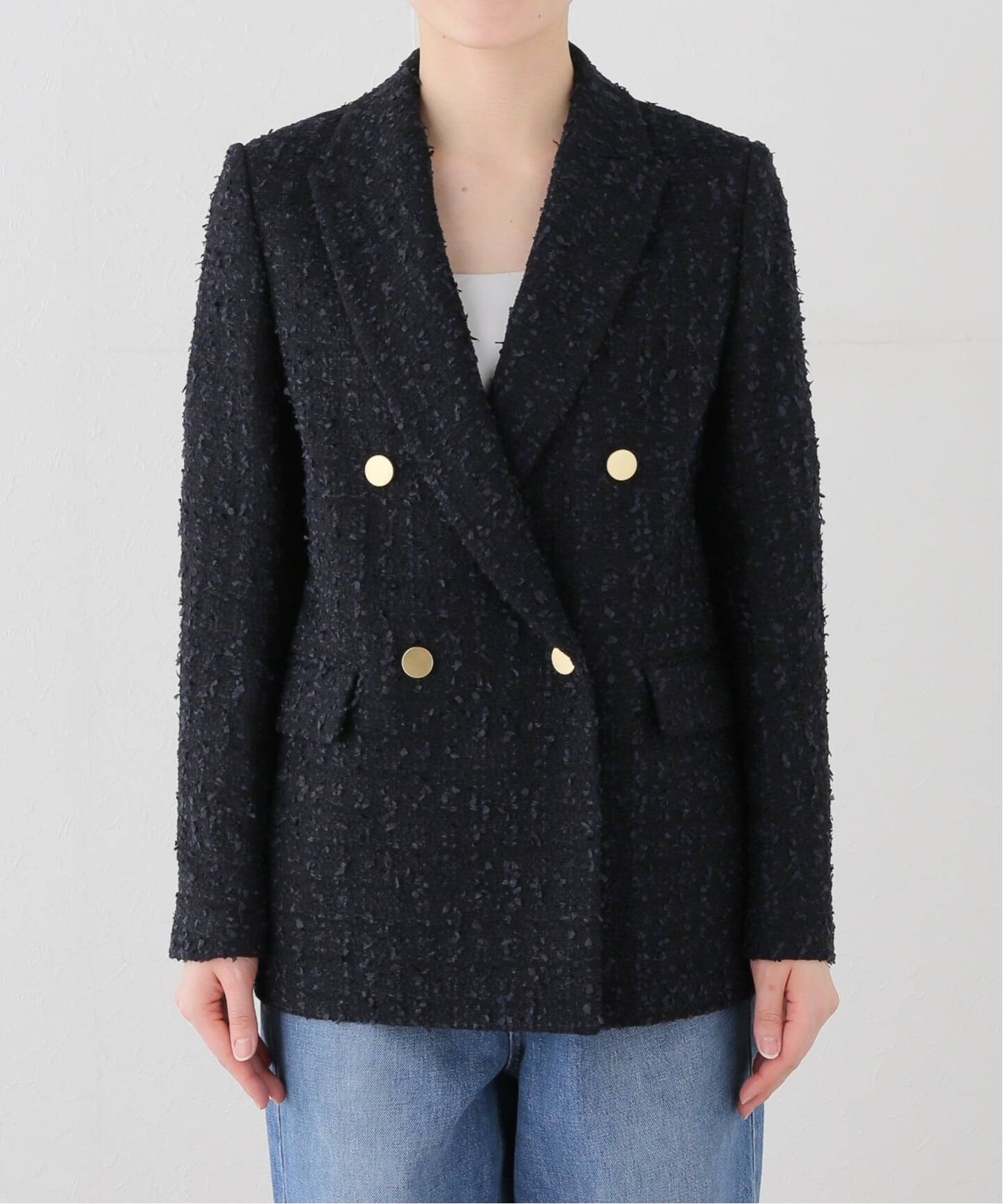 WEB＆一部店舗限定》フラッグツイードピークドラペルジャケット