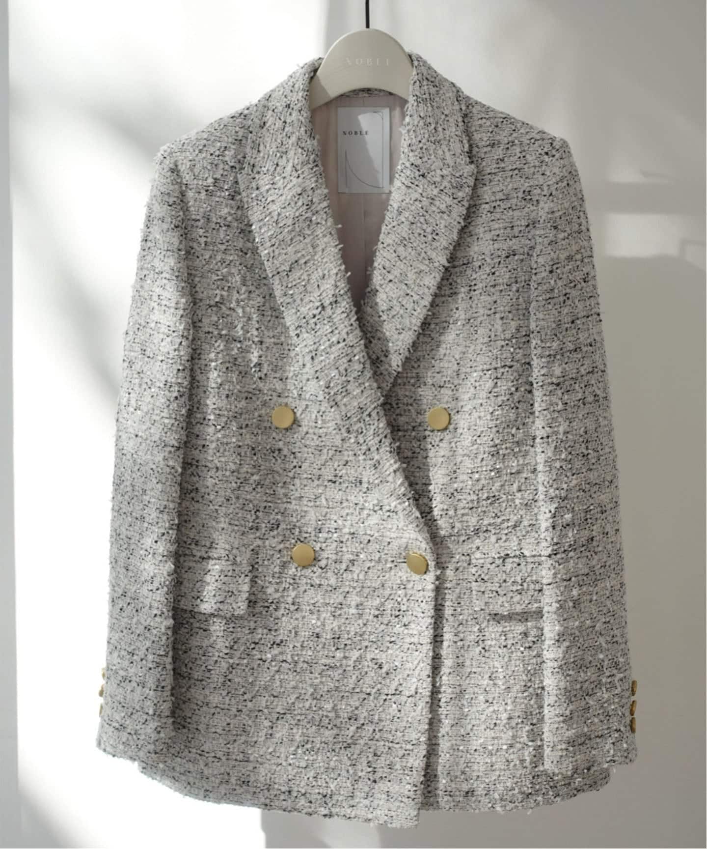 WEB＆一部店舗限定》フラッグツイードピークドラペルジャケット