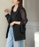 《追加予約・新色》スリットスリーブシアージャケット