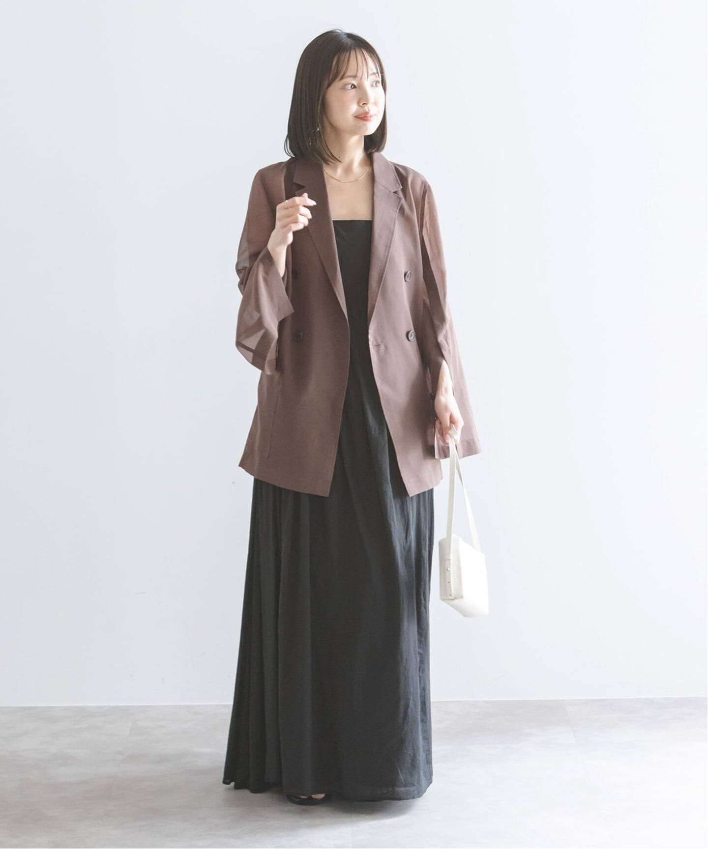 追加・WEB＆なんばCITY店限定》【洗える】スリットスリーブシアー