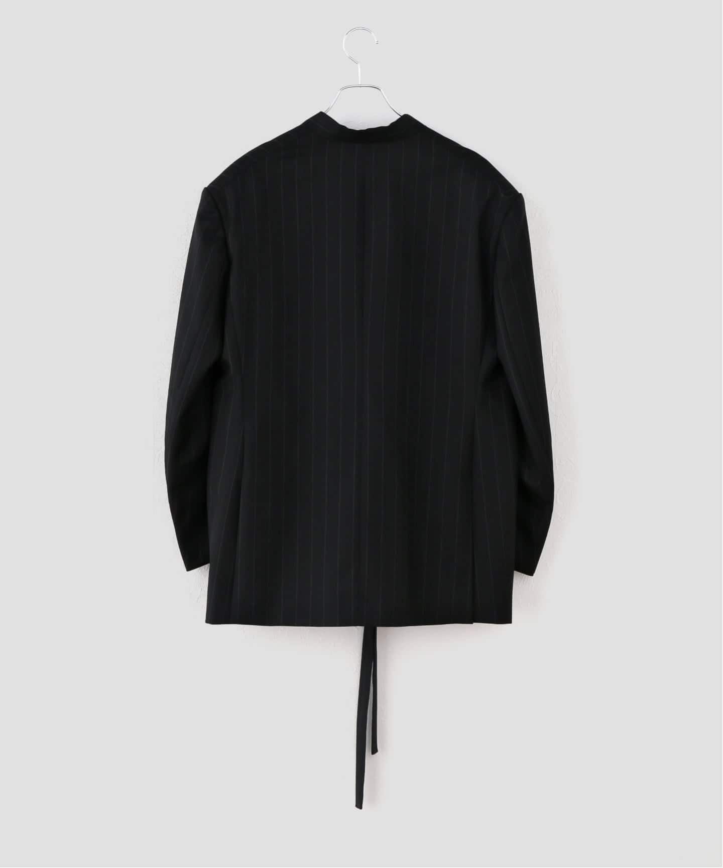UJOH/ウジョー W Belt 2BS JKT（ノーカラージャケット）｜NOBLE