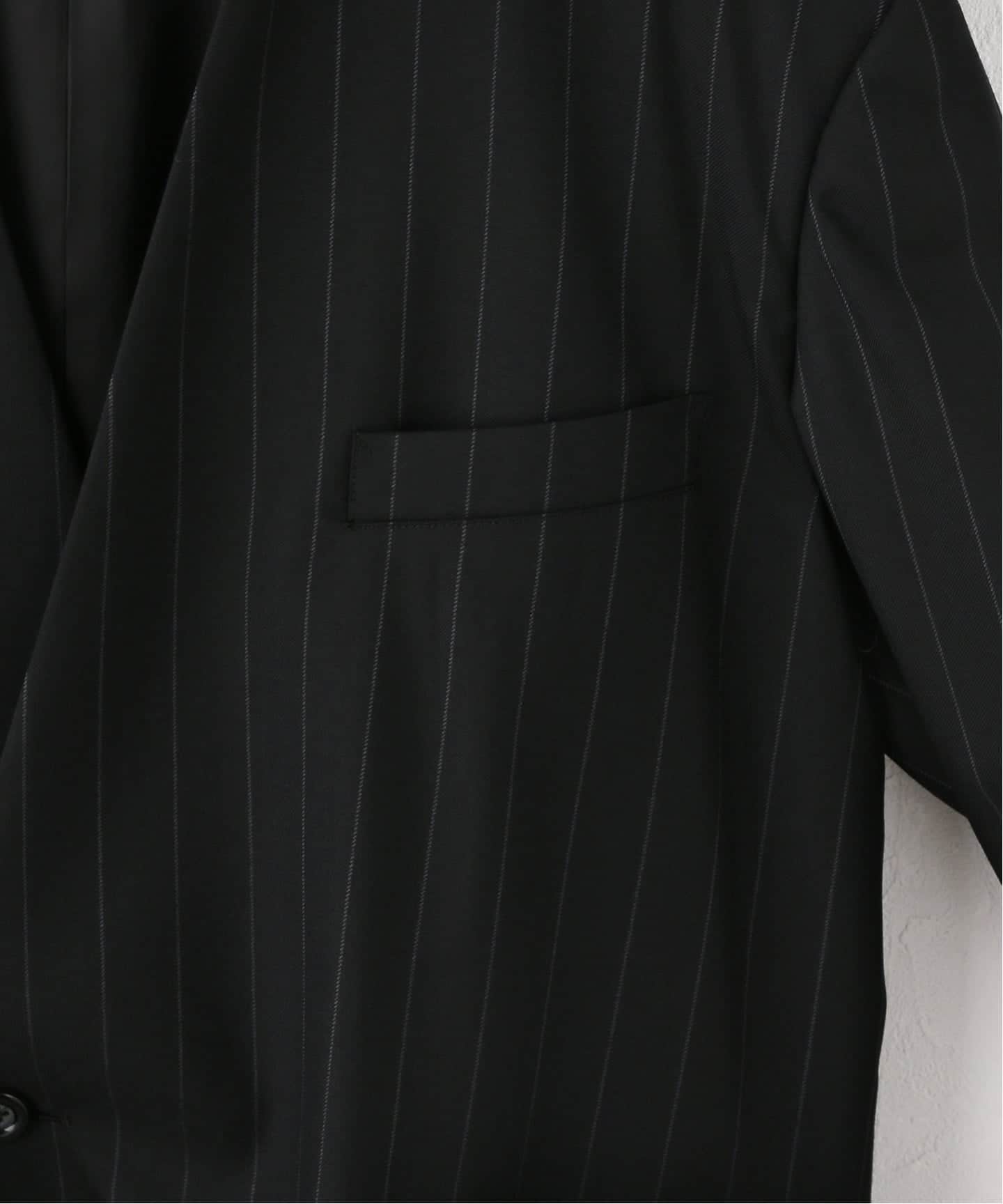UJOH/ウジョー W Belt 2BS JKT（ノーカラージャケット）｜NOBLE