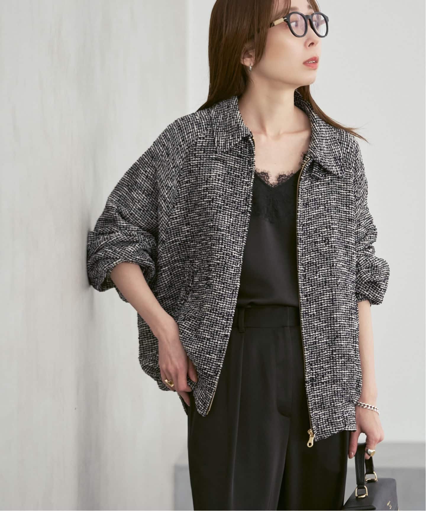 予約》COUTURE D'ADAM/クチュール ド アダム Summer Tweed ZIP JK