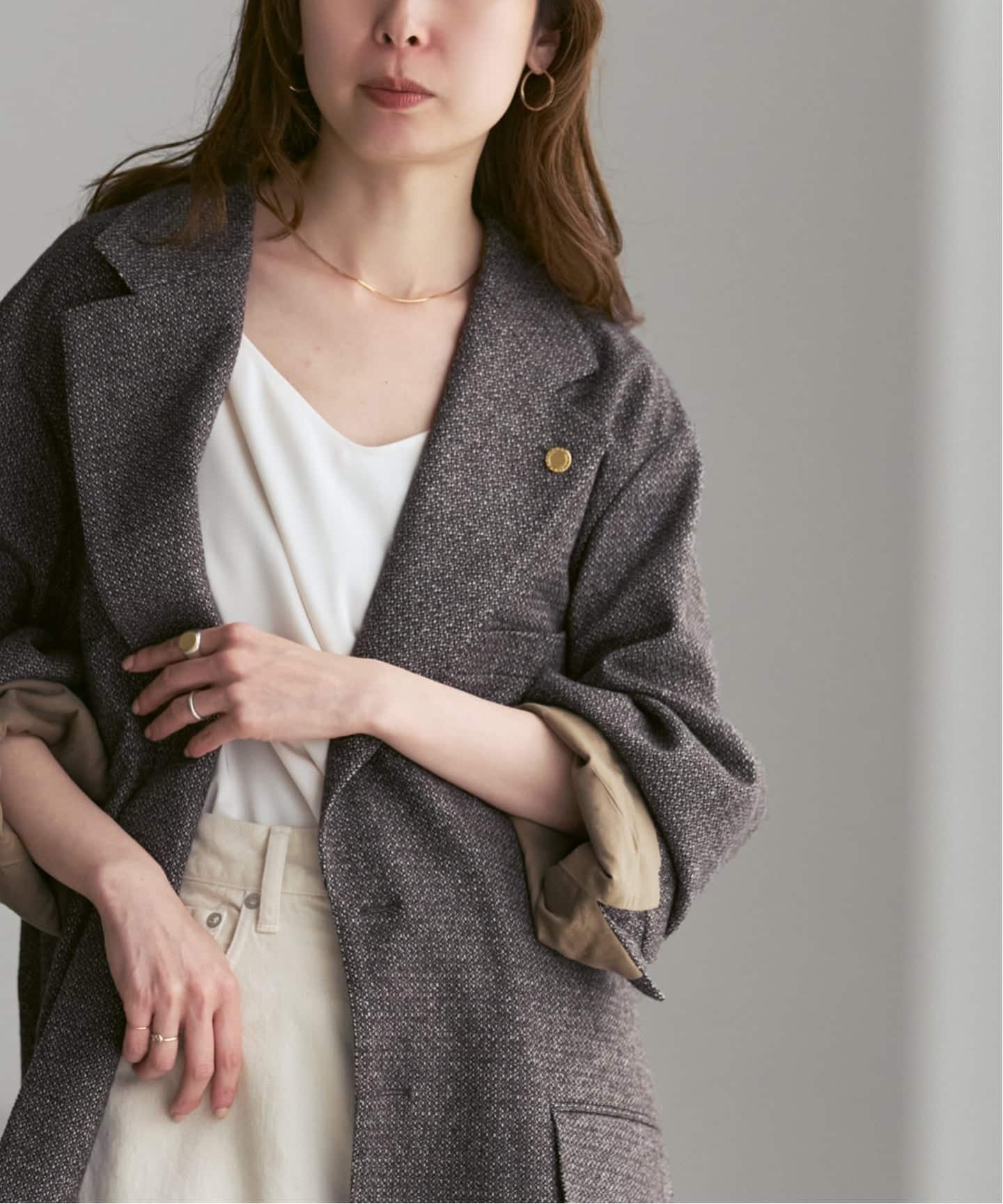 NOBLE別注》COUTURE D'ADAM BIG JK Single/Italian Tweed（テーラード