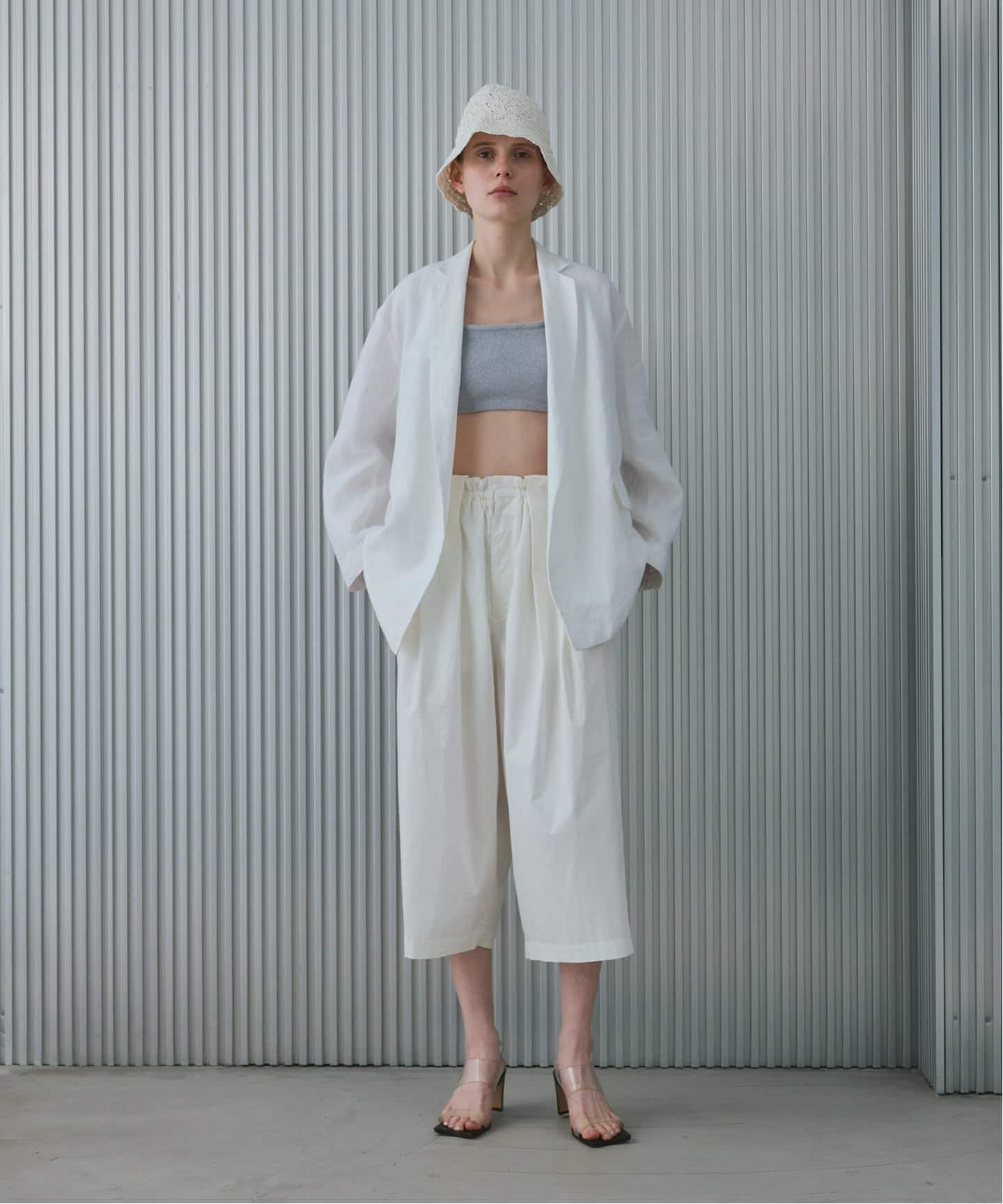 CALMER ジャケット 予約》LINEN Jacket / リネンジャケット（その他ジャケット・スーツ