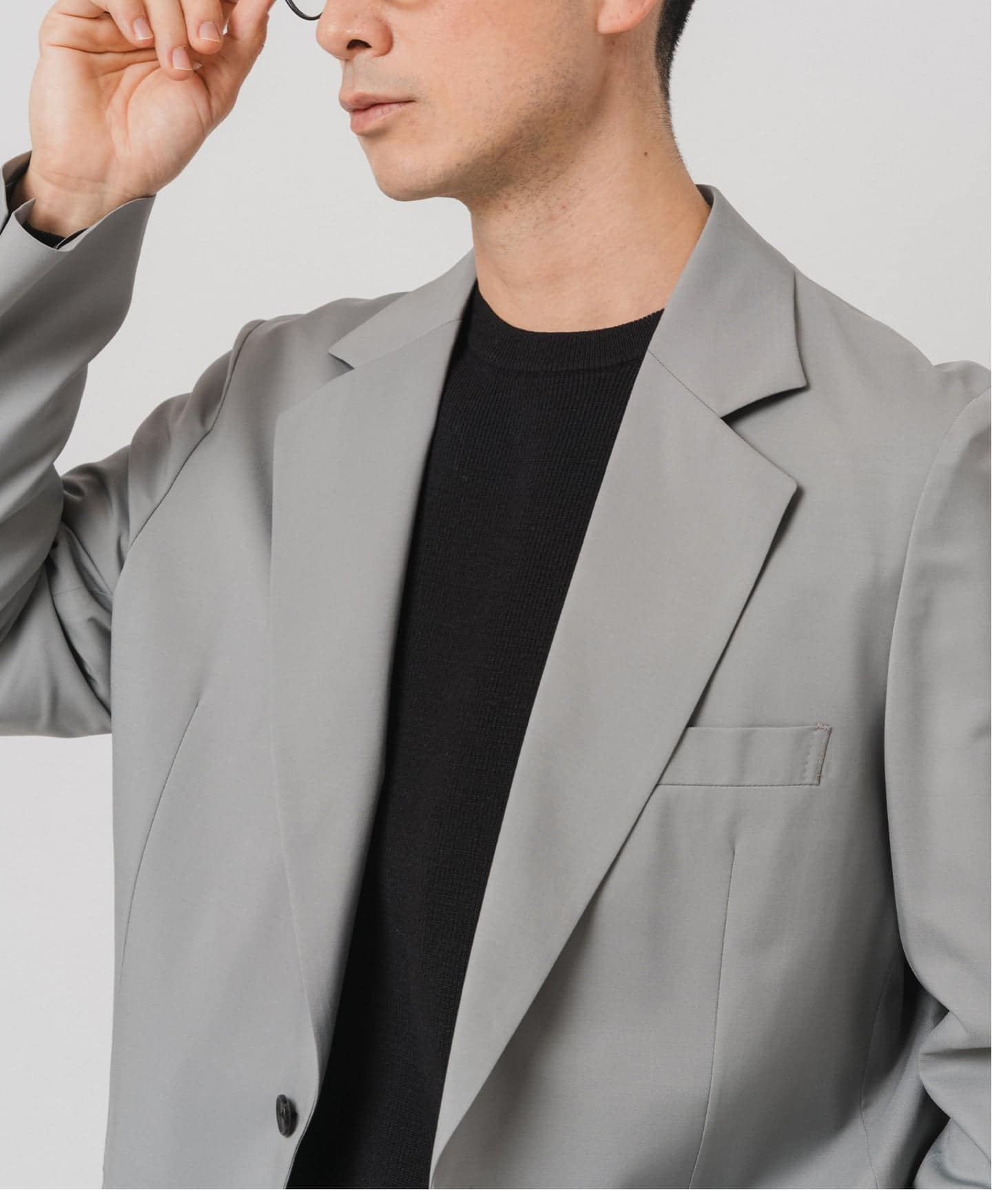 週末値下げ【未使用】エディフィス スーツ グレー　サイズ　42　日本製 EDIFICE｜エディフィスのスーツ・セットアップ（メンズ／サイズS）の