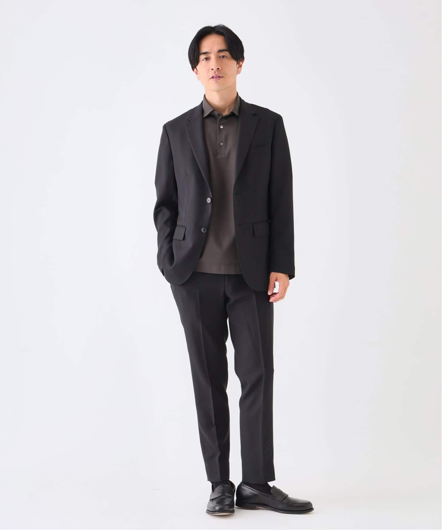 吸汗＆速乾機能” EVALET メッシュ 2ボタン ジャケット（スーツ