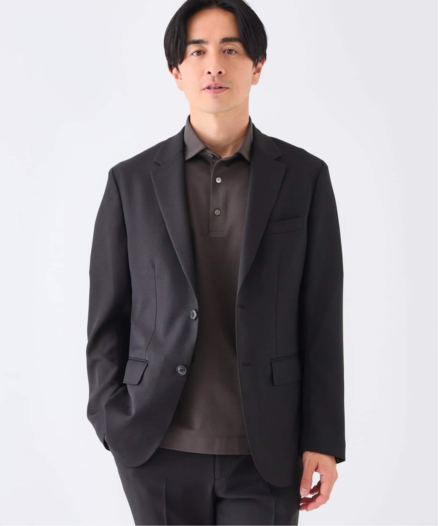 吸汗＆速乾機能” EVALET メッシュ 2ボタン ジャケット（スーツ