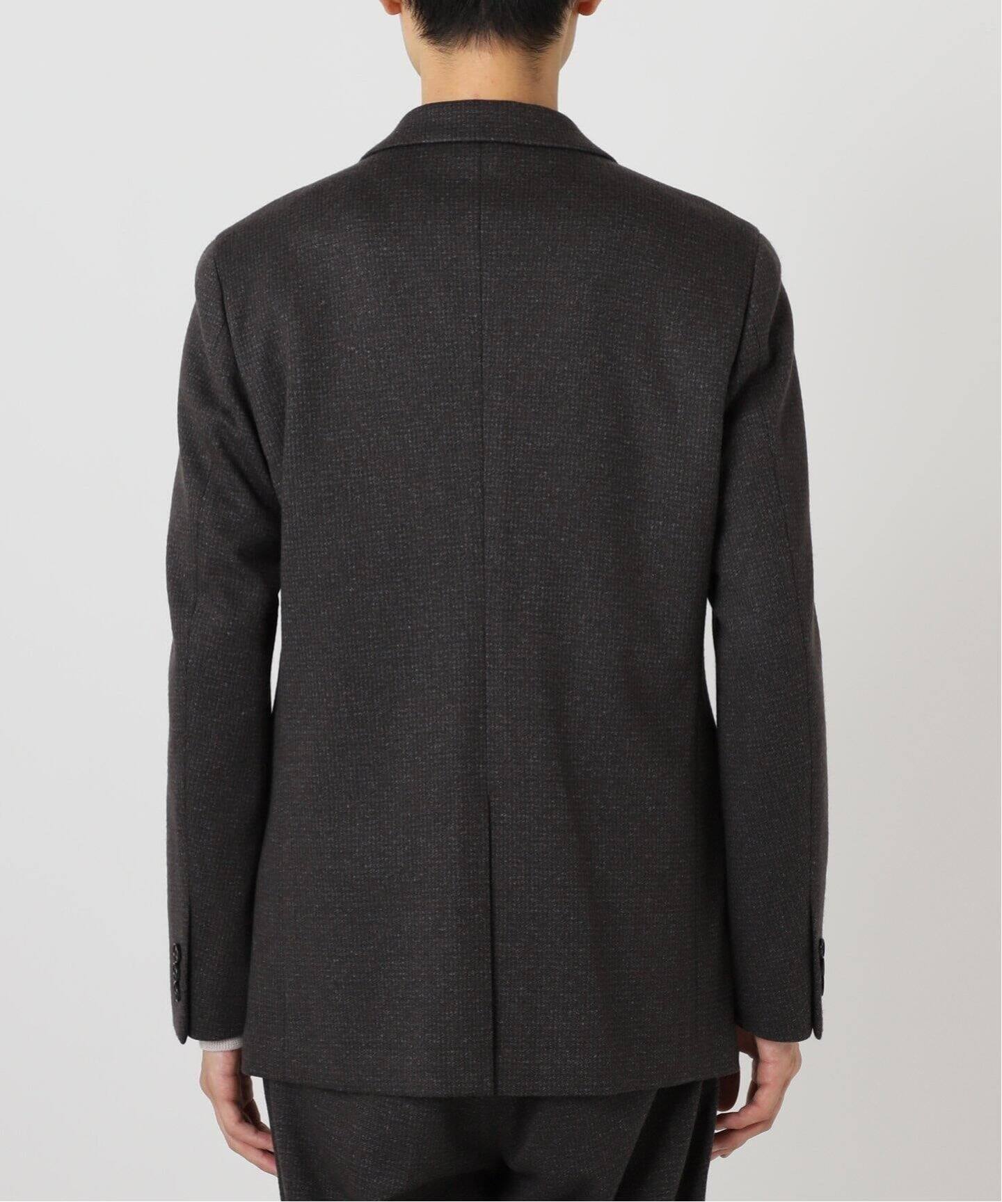 予約》コットン/ウール ジャージー 2ボタン ジャケット【セットアップ