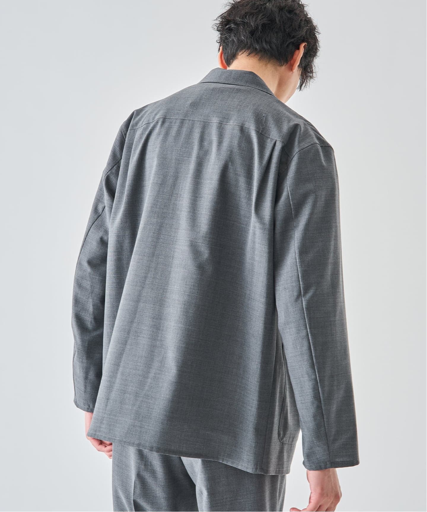 Washable トロピカル シャツ ジャケット【セットアップ着用可