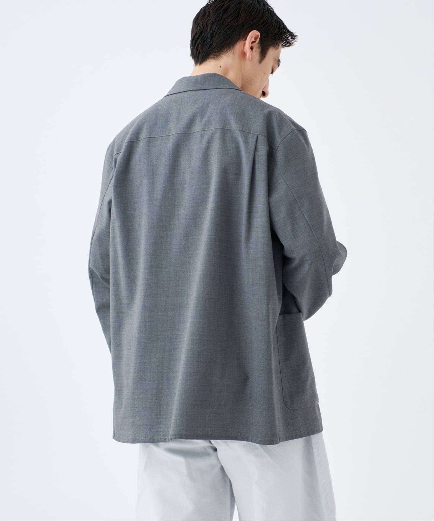 Washable トロピカル シャツ ジャケット【セットアップ着用可