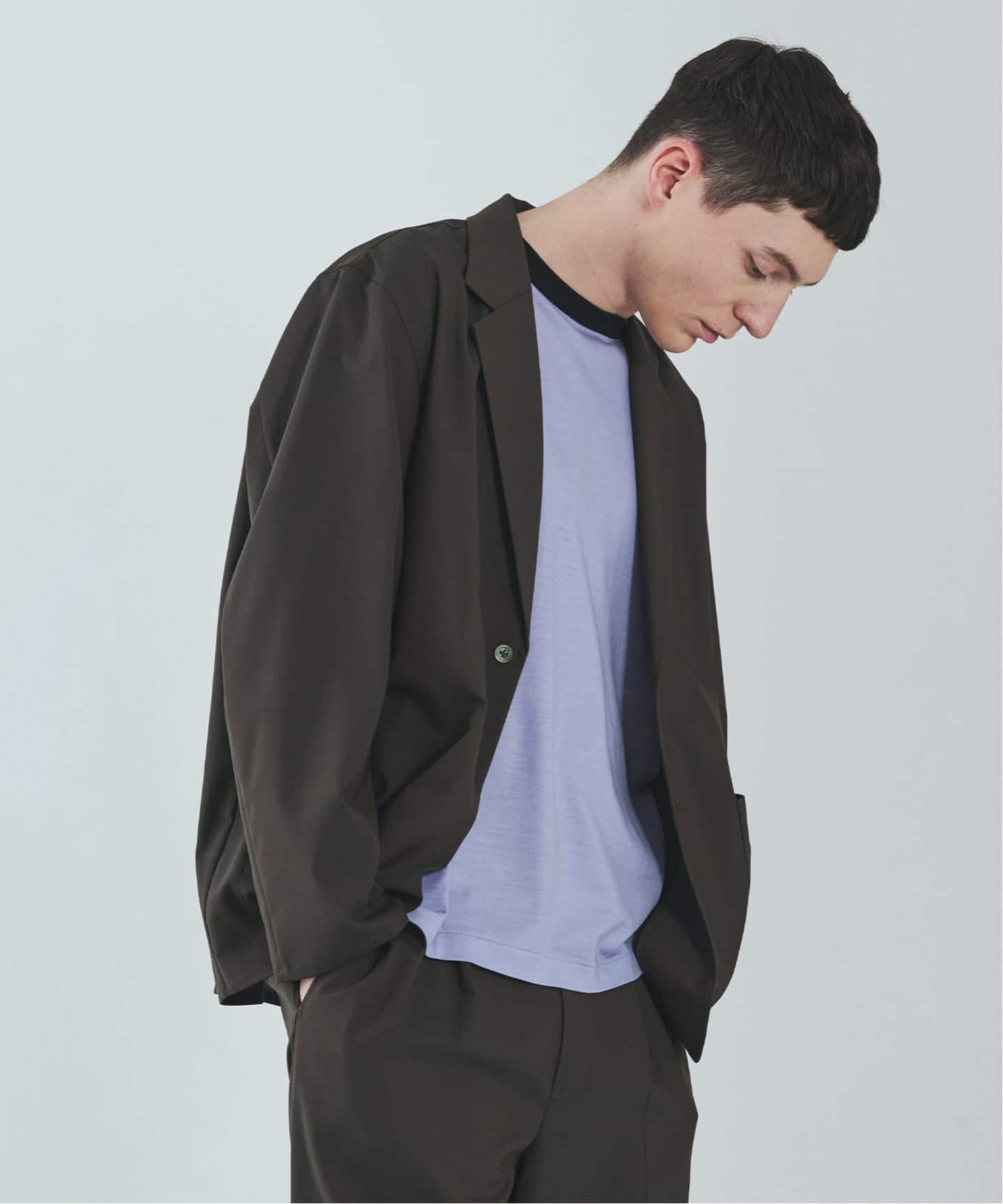 予約》Washable トロピカル シャツ ジャケット【セットアップ着用可