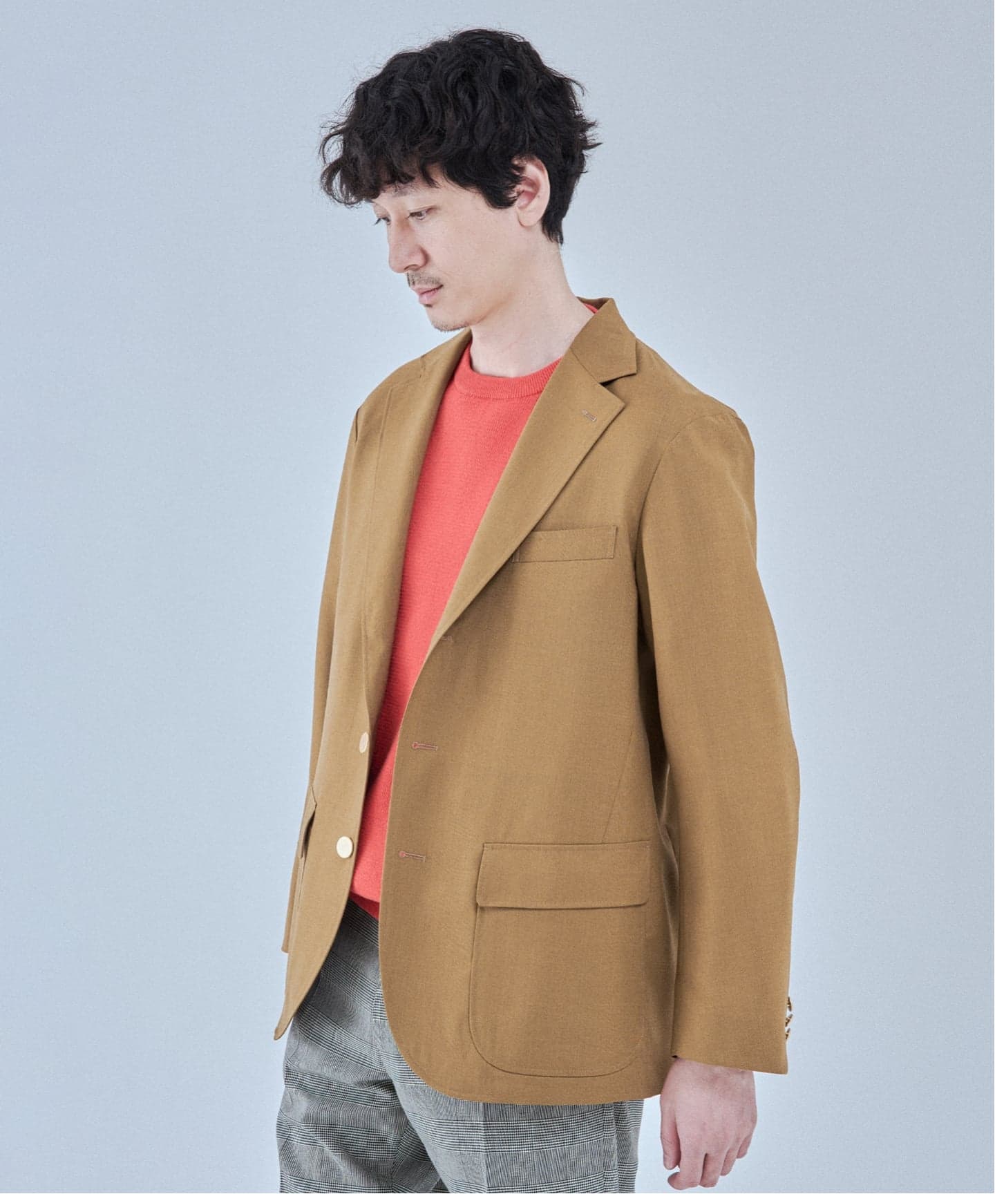 EDIFICE ジャケット キャメル 44サイズ EDIFICE ジャケット キャメル 44サイズ