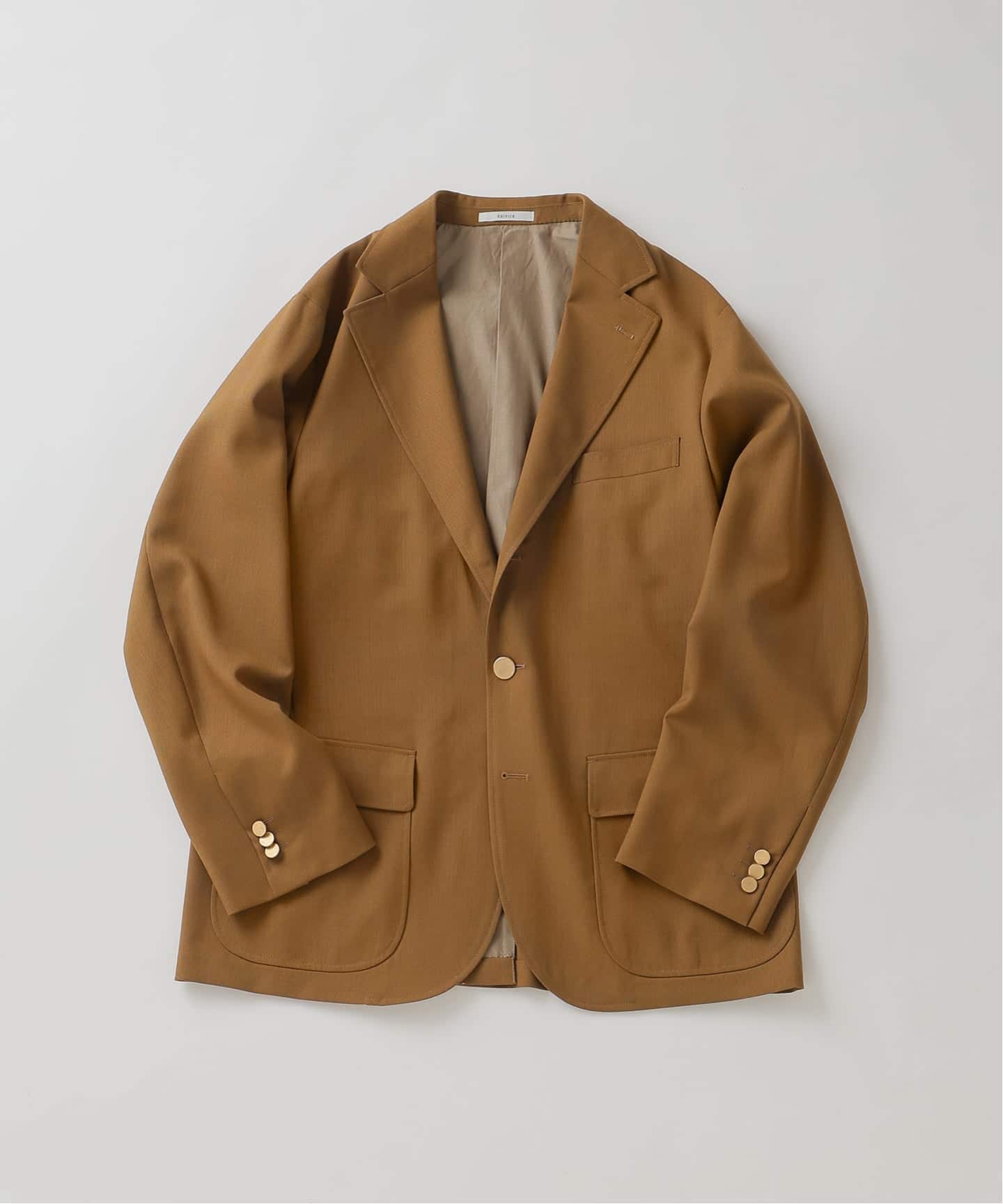 EDIFICE ジャケット キャメル 44サイズ 予約》BIG ブレザー ジャケット（テーラードジャケット）｜EDIFICE
