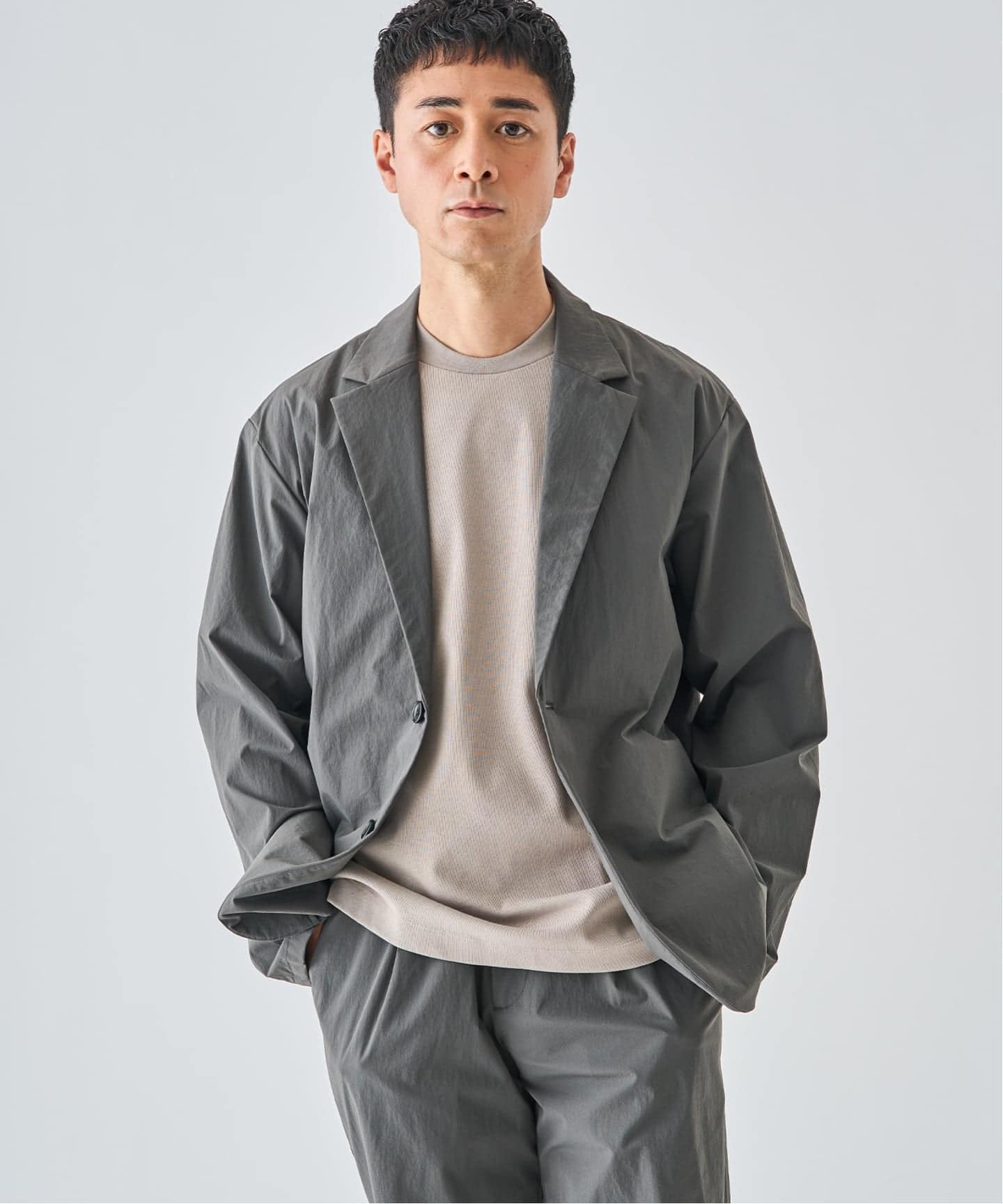 EDIFICE ALL-DAY SETUPシリーズ】2点セット ジャケット&パンツ《WEB