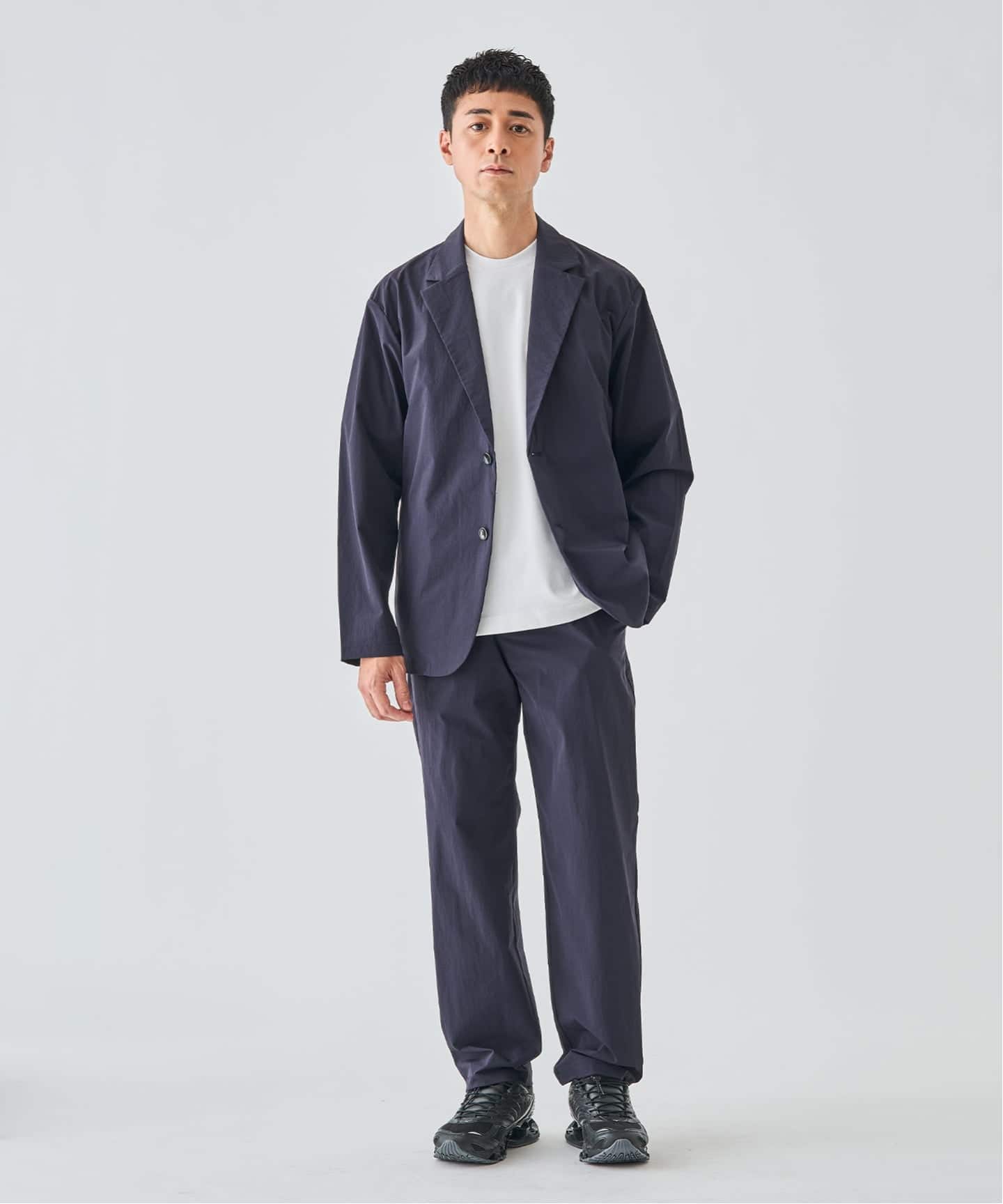 EDIFICE ALL-DAY SETUPシリーズ】2点セット ジャケット&パンツ《WEB