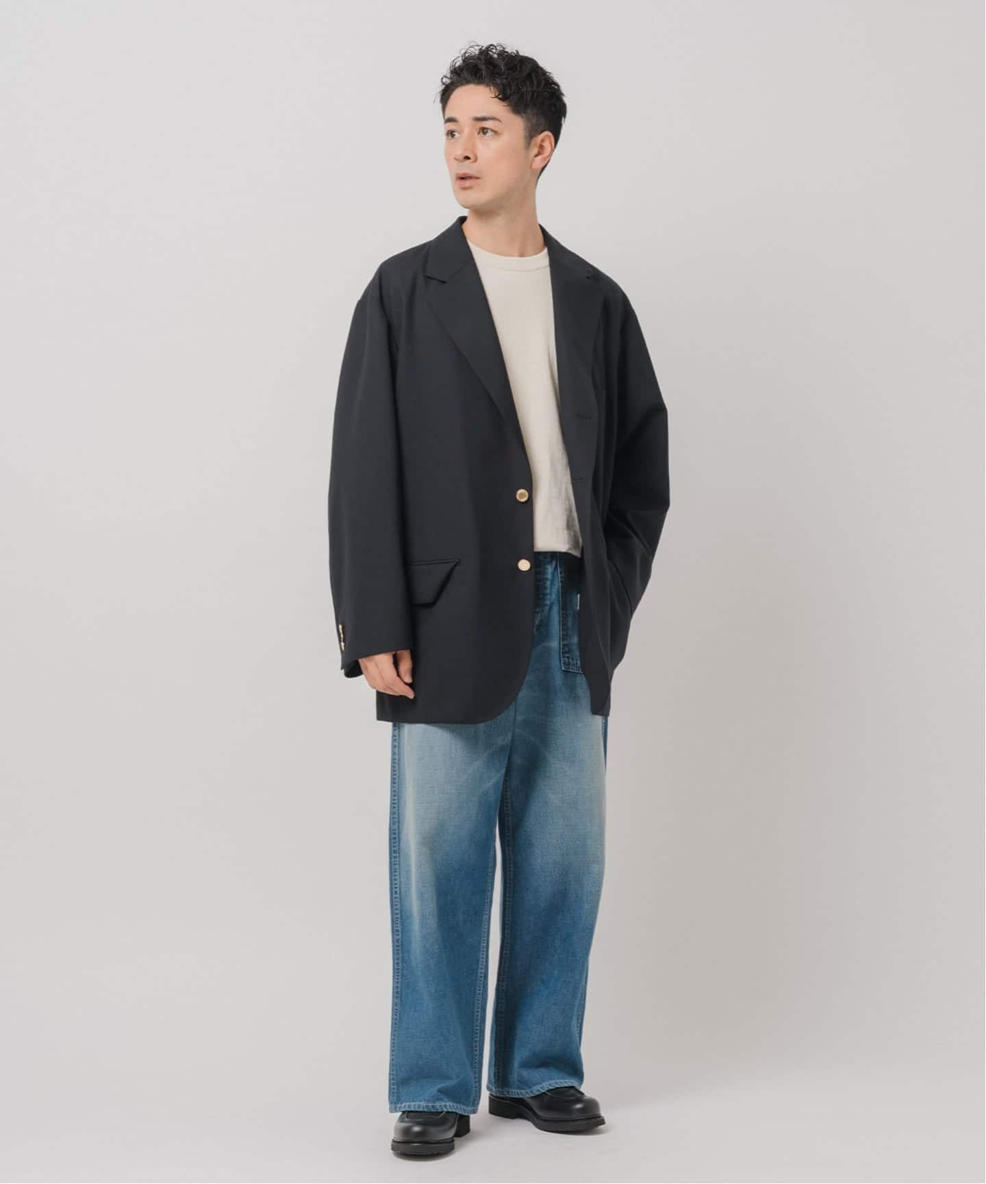 COUTURE D'ADAM (クチュール ド アダム) Big ジャケット Single Blazer