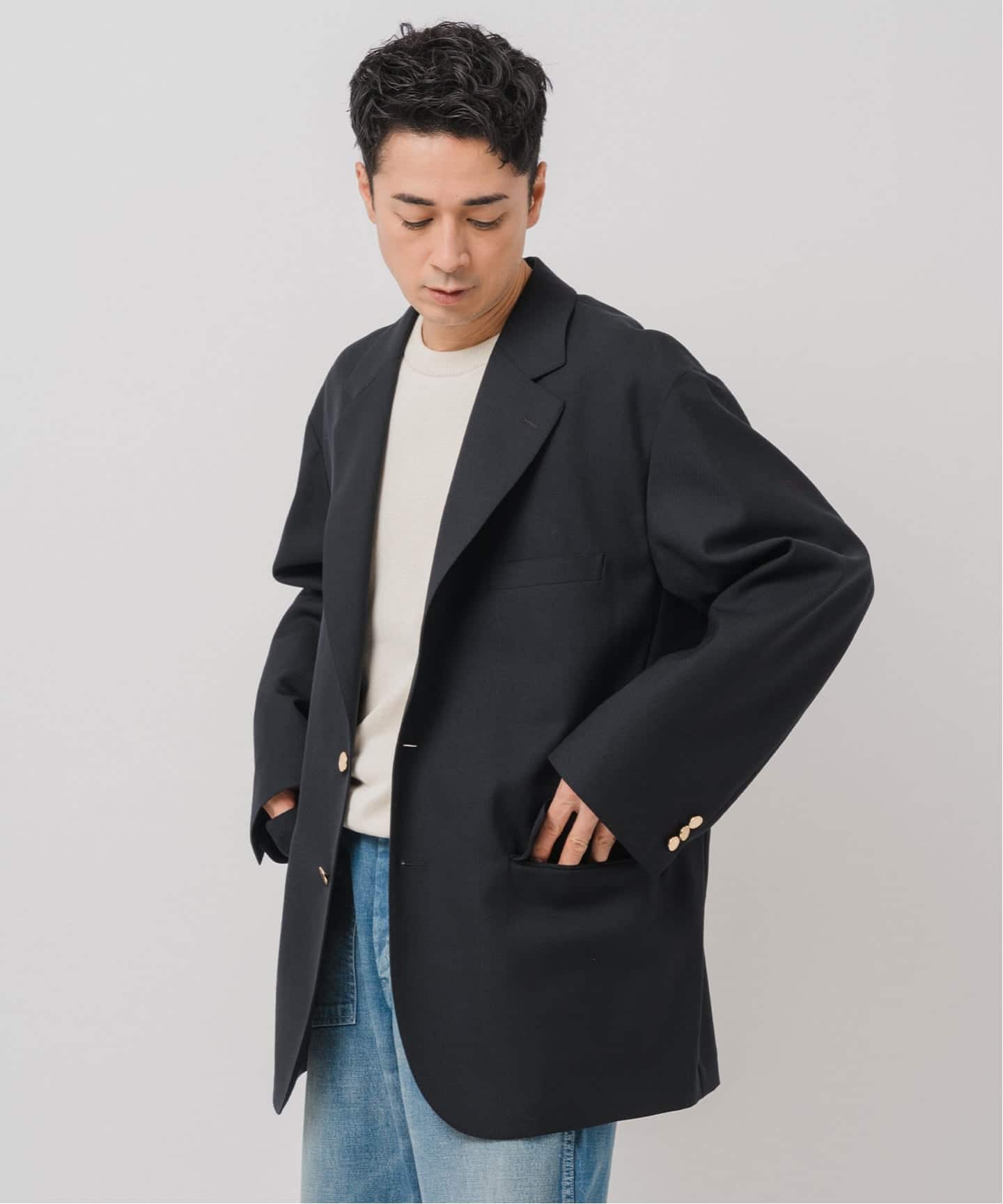 COUTURE D'ADAM (クチュール ド アダム) Big ジャケット Single Blazer