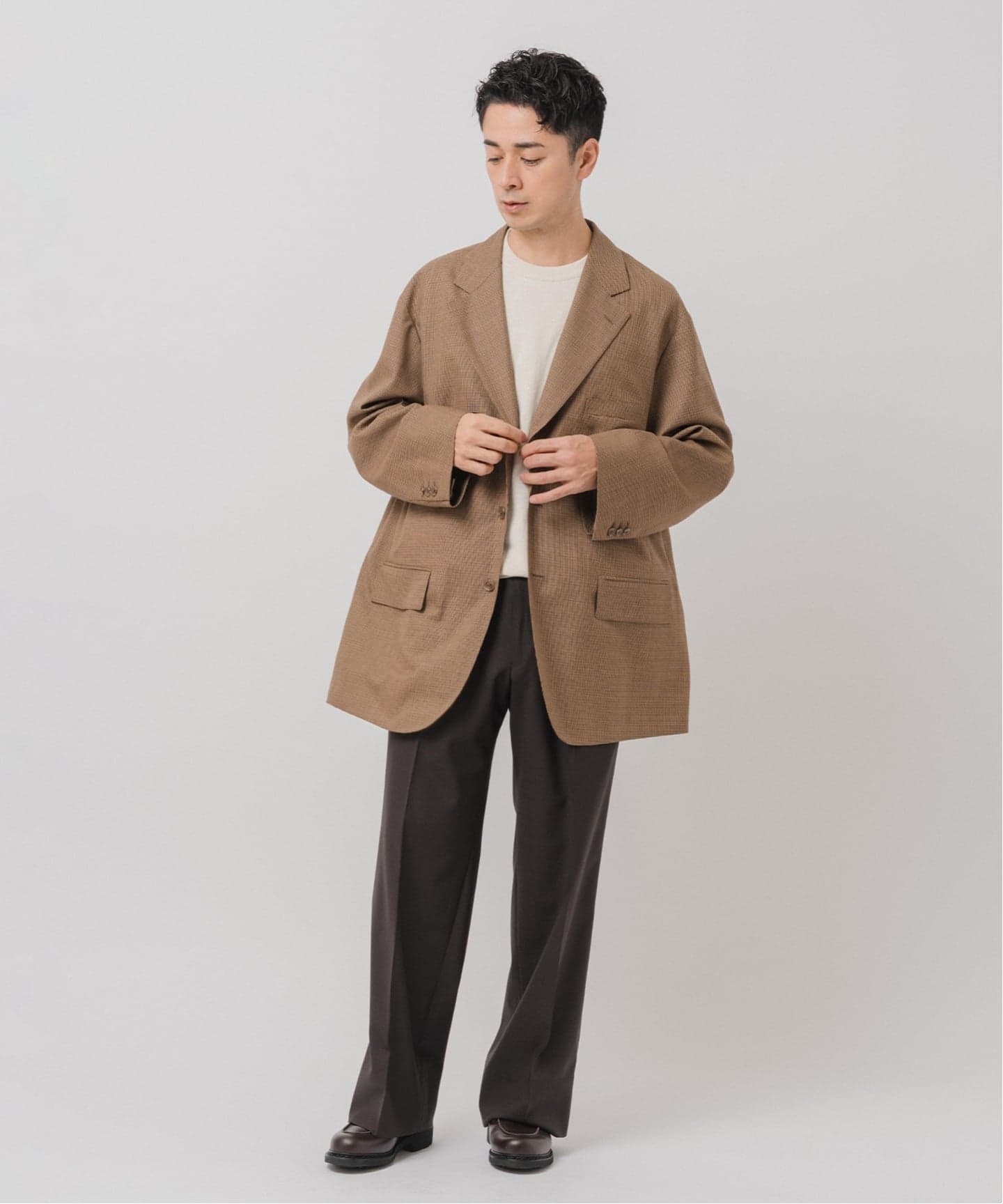 クチュール ド アダム oversize gunclub check ジャケット クチュール ド アダム oversize gunclub check ジャケット クチュール