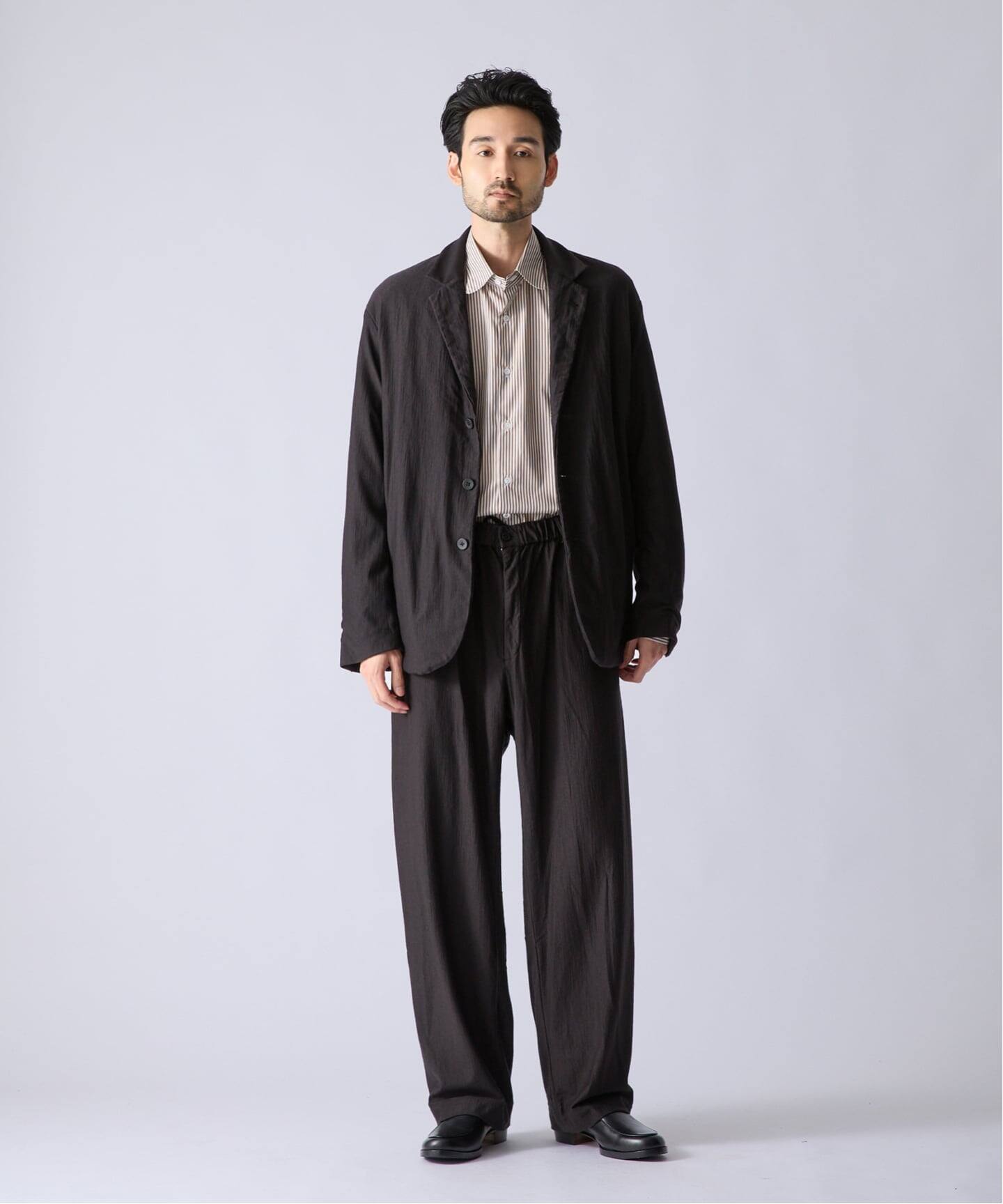 masnada ネップリネン テーラードジャケット archive 予約》Kanemasa Phil. (カネマサ フィル) 別注 36G Wool Fulling 3B