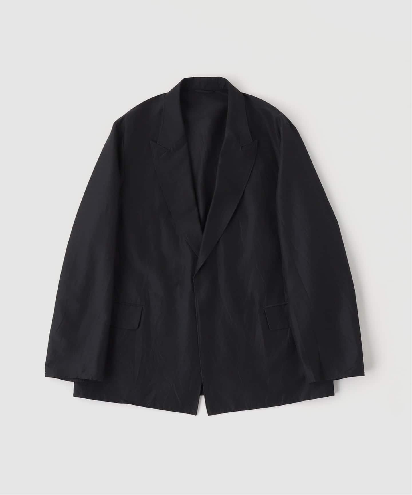 blurhms ブラームス テーラードジャケット カーディガン ブラック 2 blurhms（ブラームス）Silk-Wo-Co Peaked Lapel Cardigan（テーラード