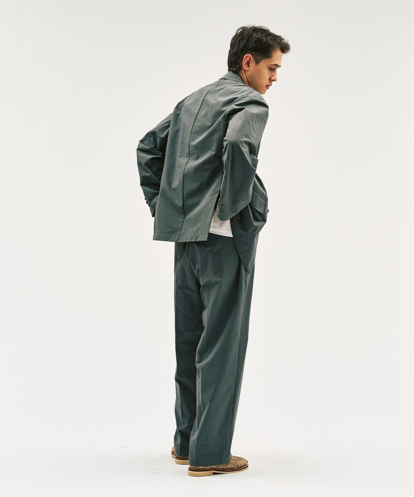 Pサッカーダブルワイドセットアップ ”ジャケット1点+パンツ1点” の2点