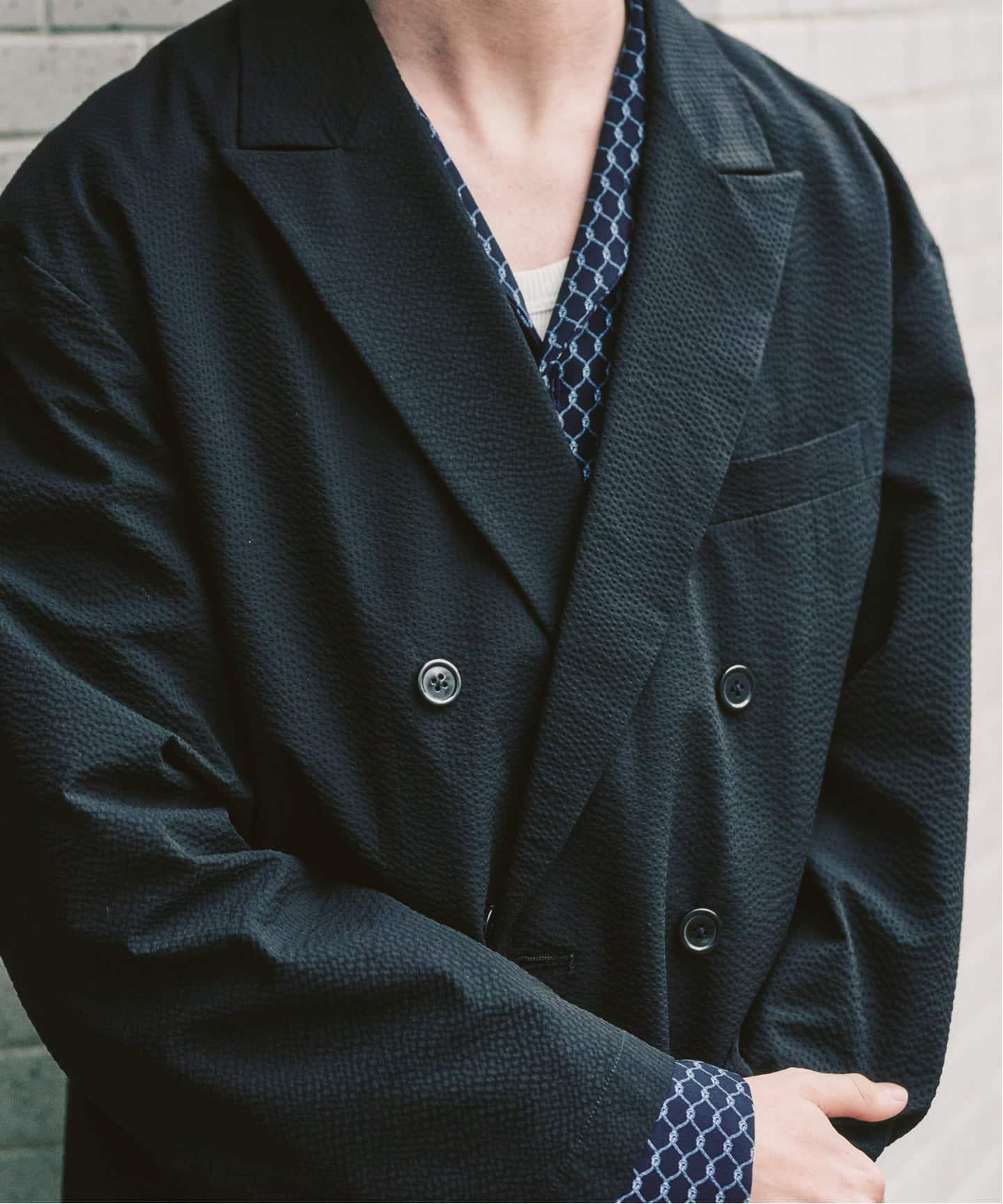 Pサッカーダブルワイドセットアップ ”ジャケット1点+パンツ1点” の2点