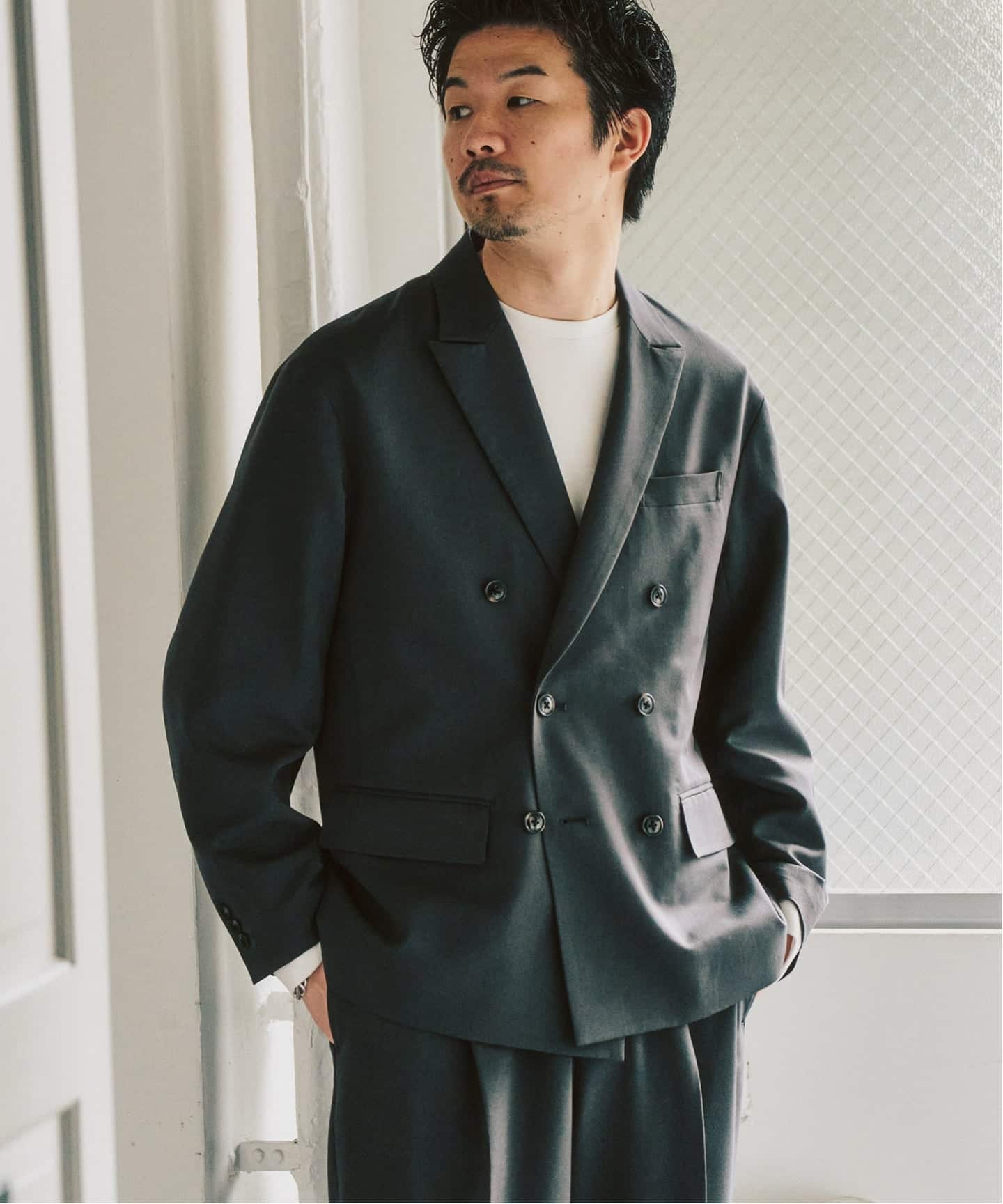 TRダブルワイドセットアップ ”ジャケット1点+パンツ1点” の2点セット