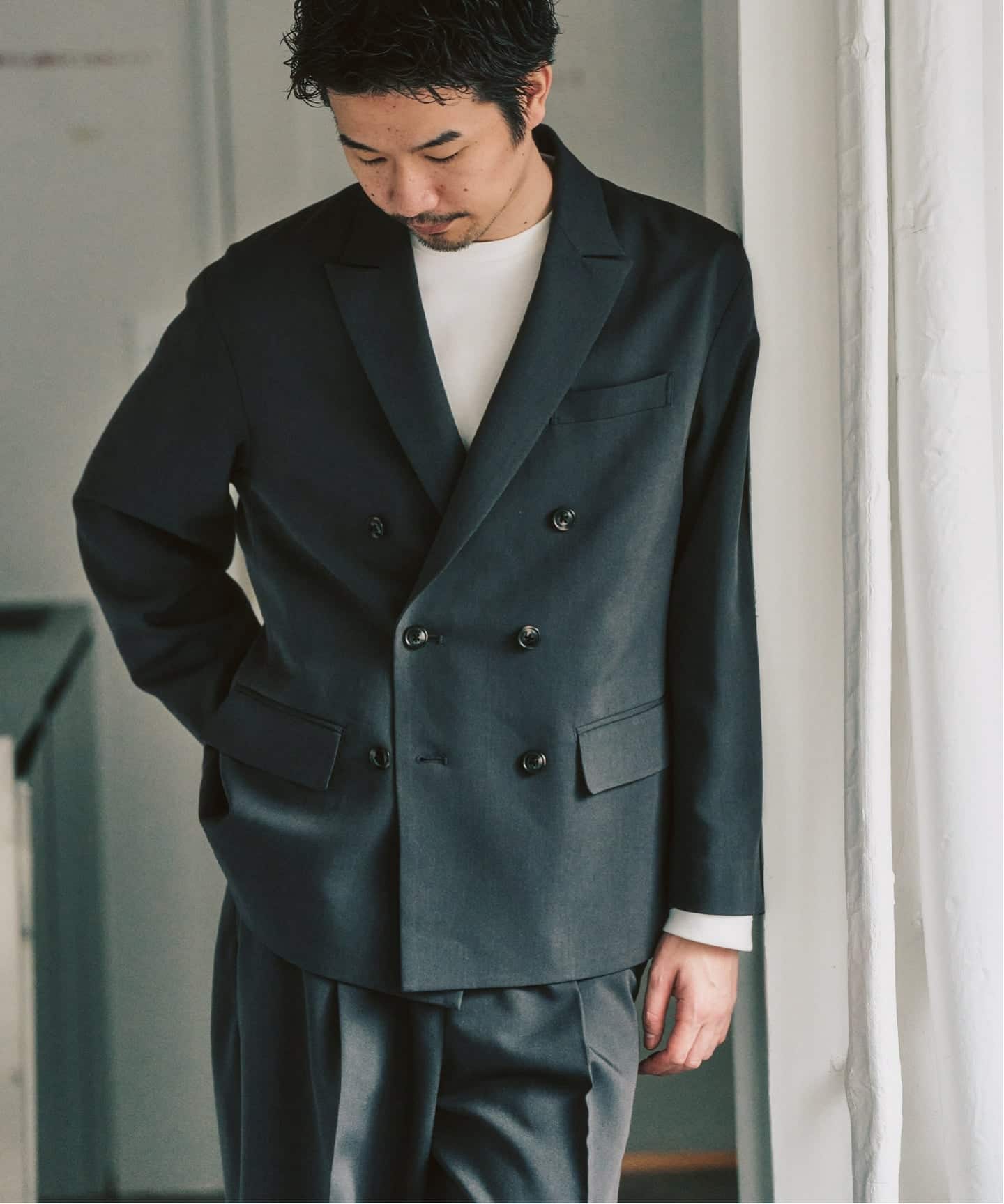 TRダブルワイドセットアップ ”ジャケット1点+パンツ1点” の2点セット