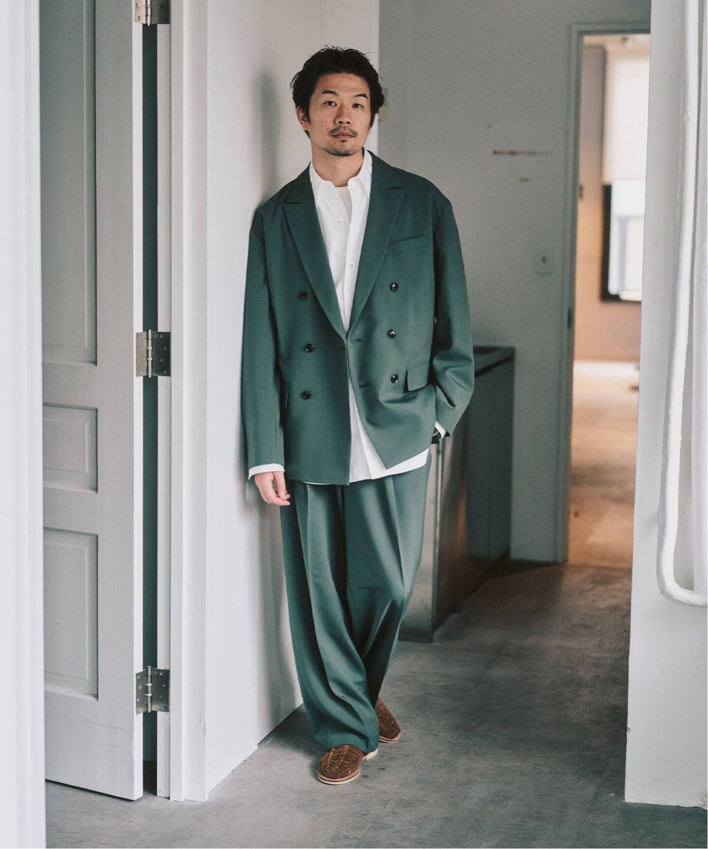 TRダブルワイドセットアップ ”ジャケット1点+パンツ1点” の2点セット