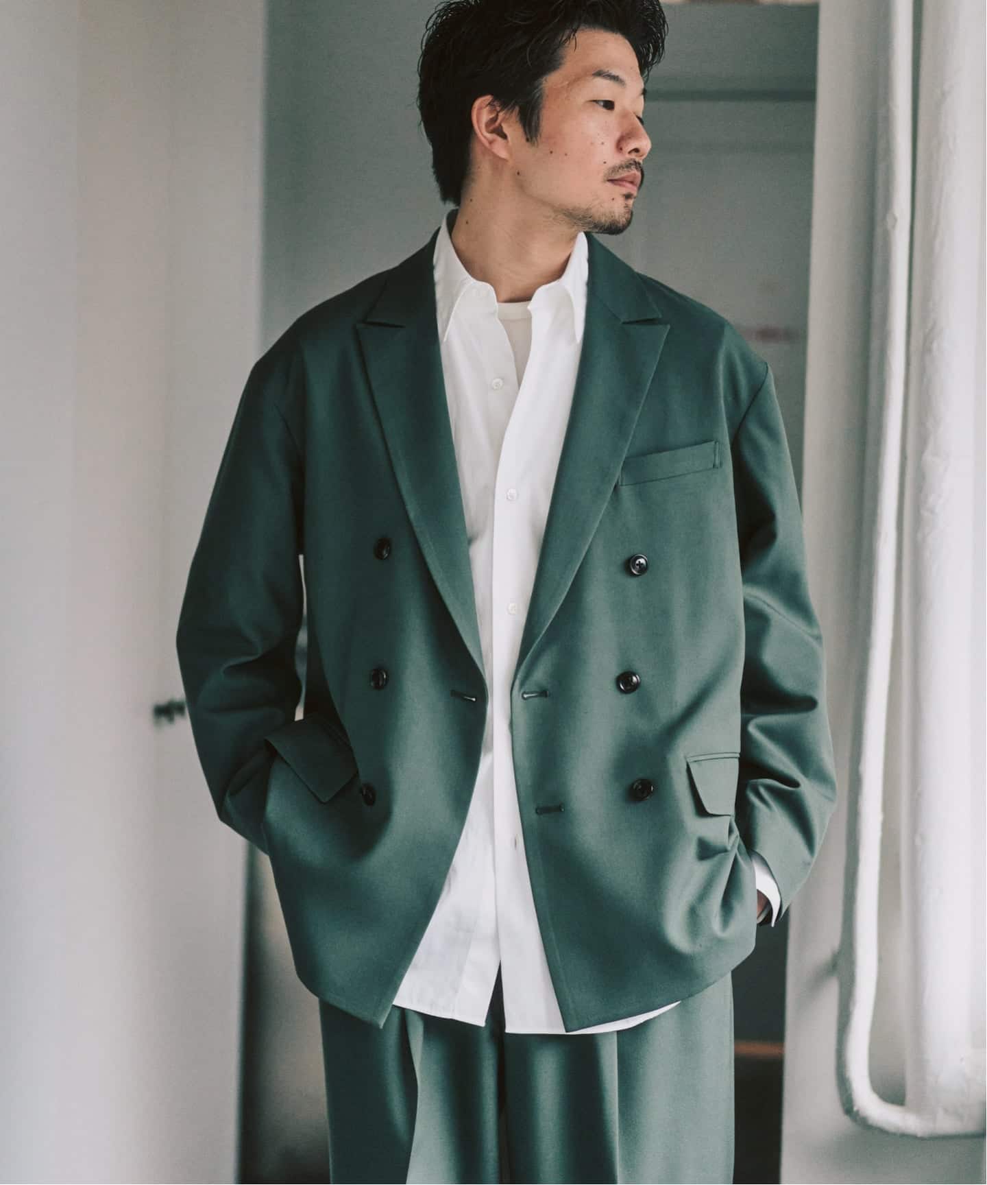 TRダブルワイドセットアップ ”ジャケット1点+パンツ1点” の2点セット
