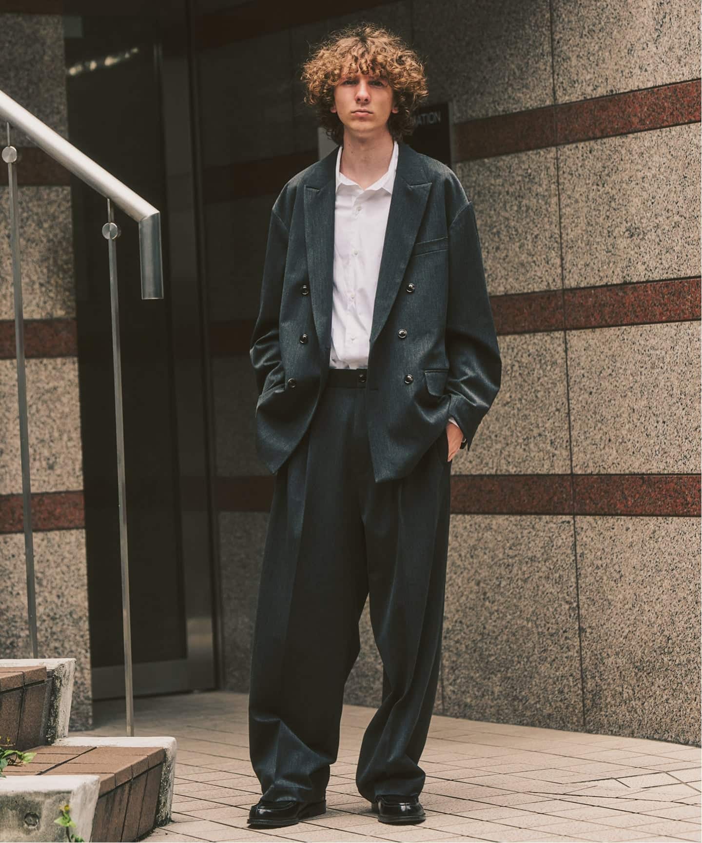 WEB限定》T/Rツイル ダブルワイドセットアップ（スーツ・セットアップ